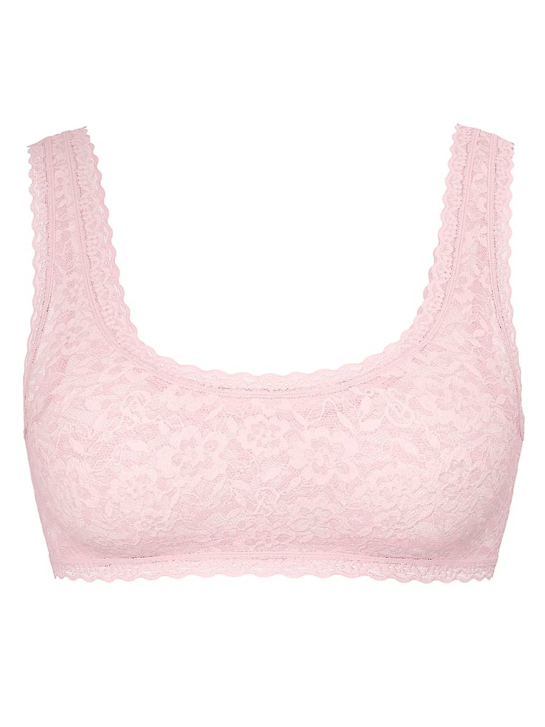 Pretty Blossom Pink Sexy Tee Lace Scoop Bralette - Image 3 of 3
