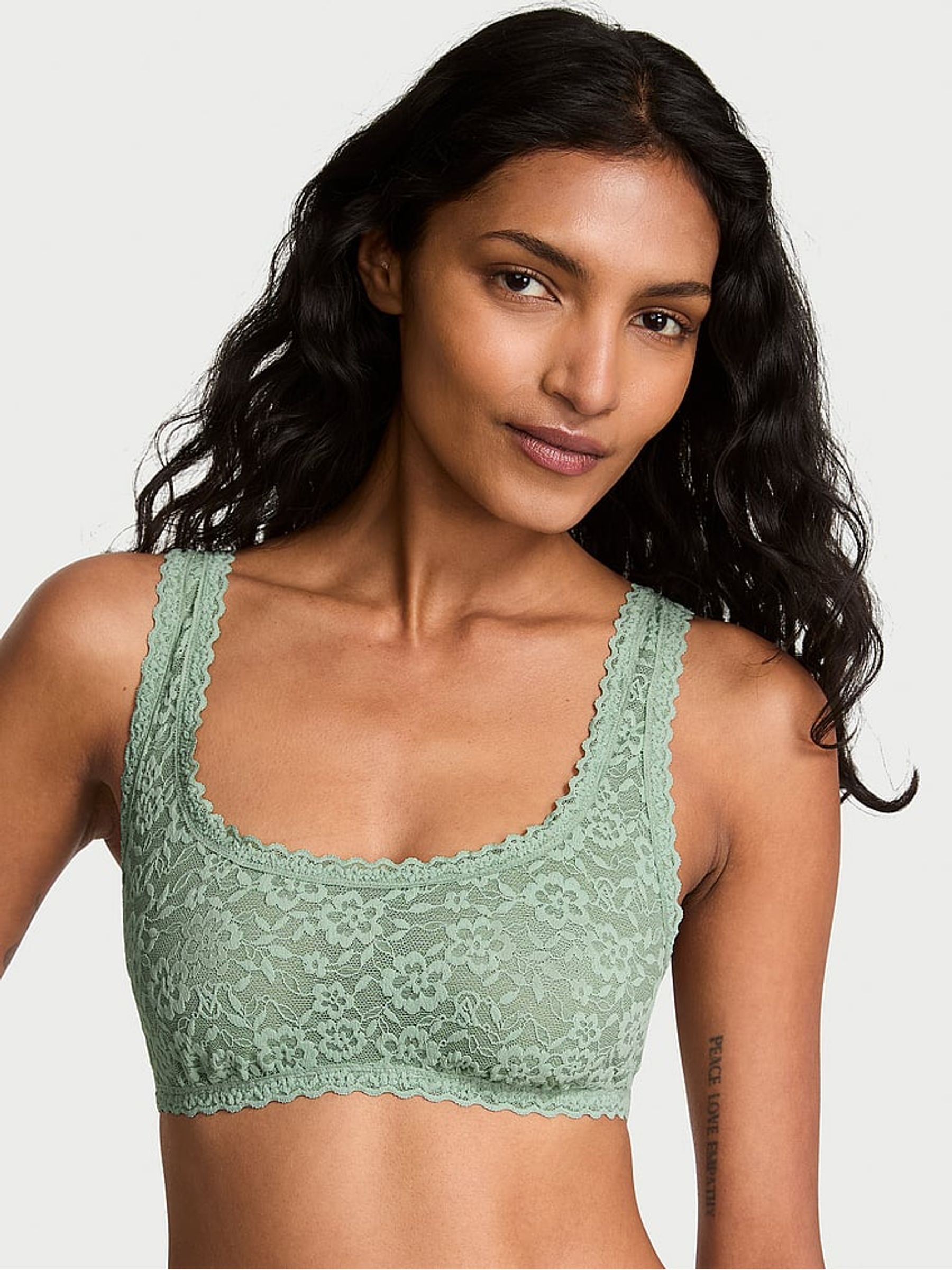 Seasalt Green Sexy Tee Lace Scoop Bralette - Image 1 of 4