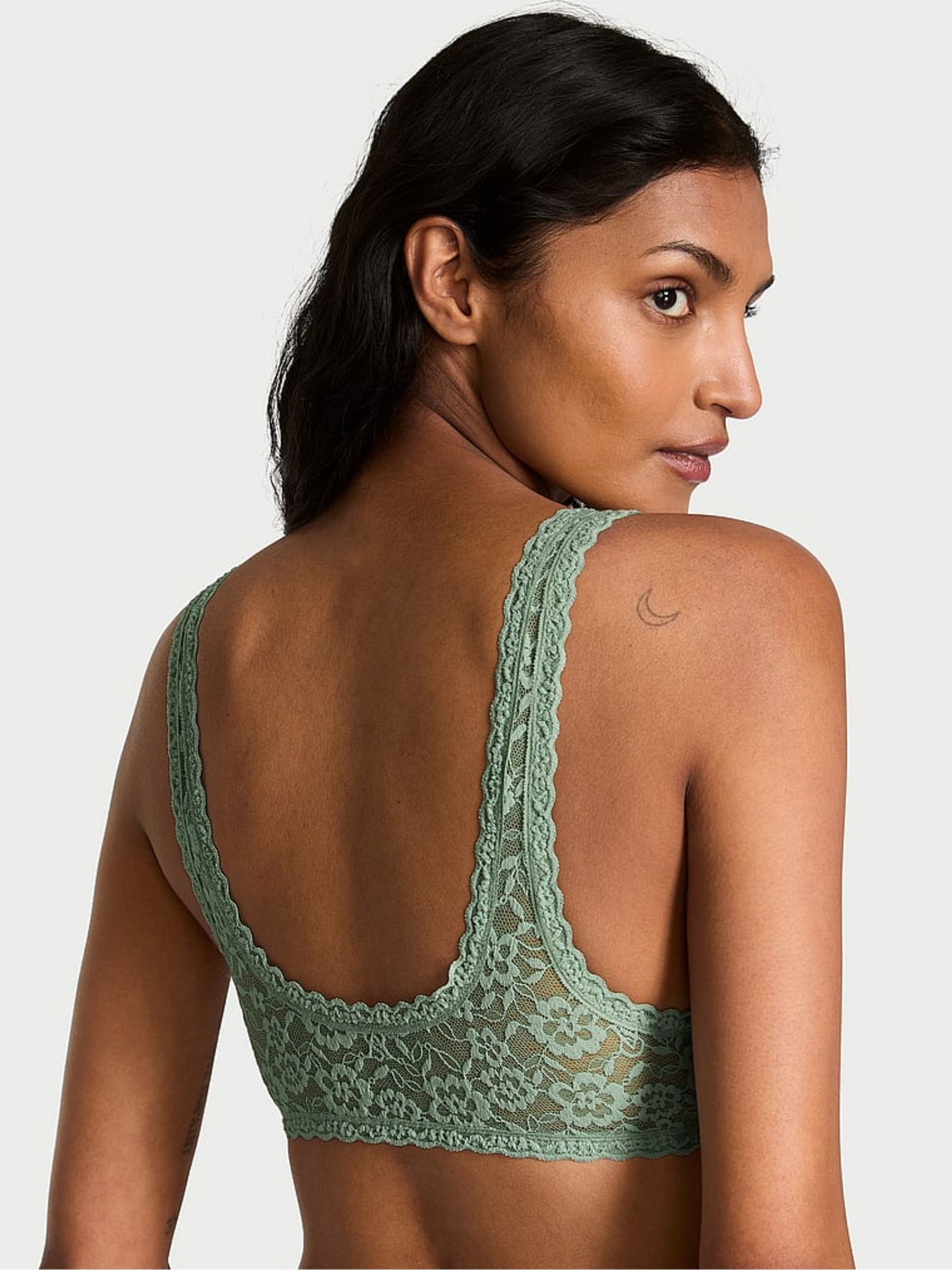 Seasalt Green Sexy Tee Lace Scoop Bralette - Image 2 of 4