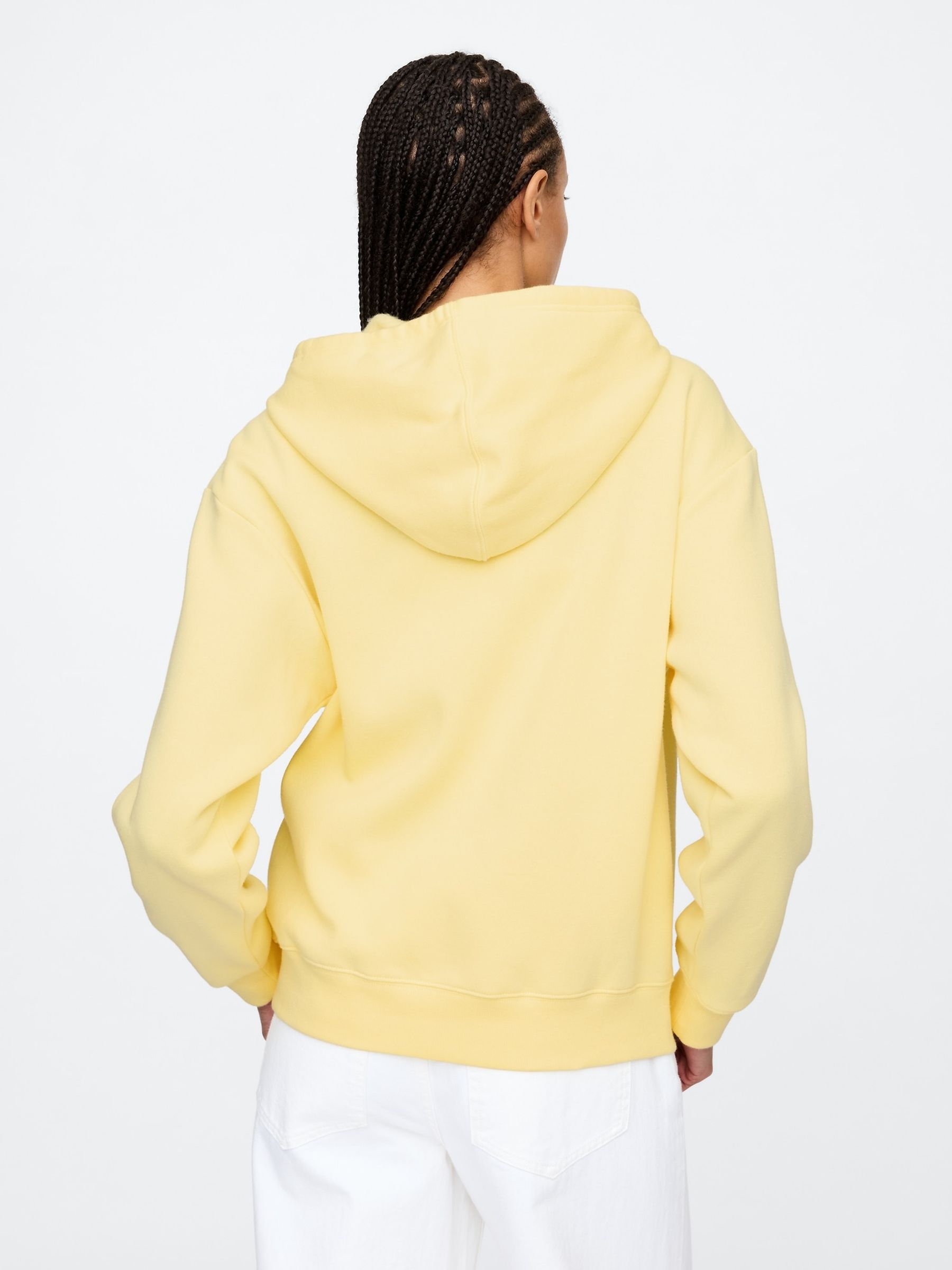 Yellow Vintage Logo Zip Up Hoodie - Image 2 of 5