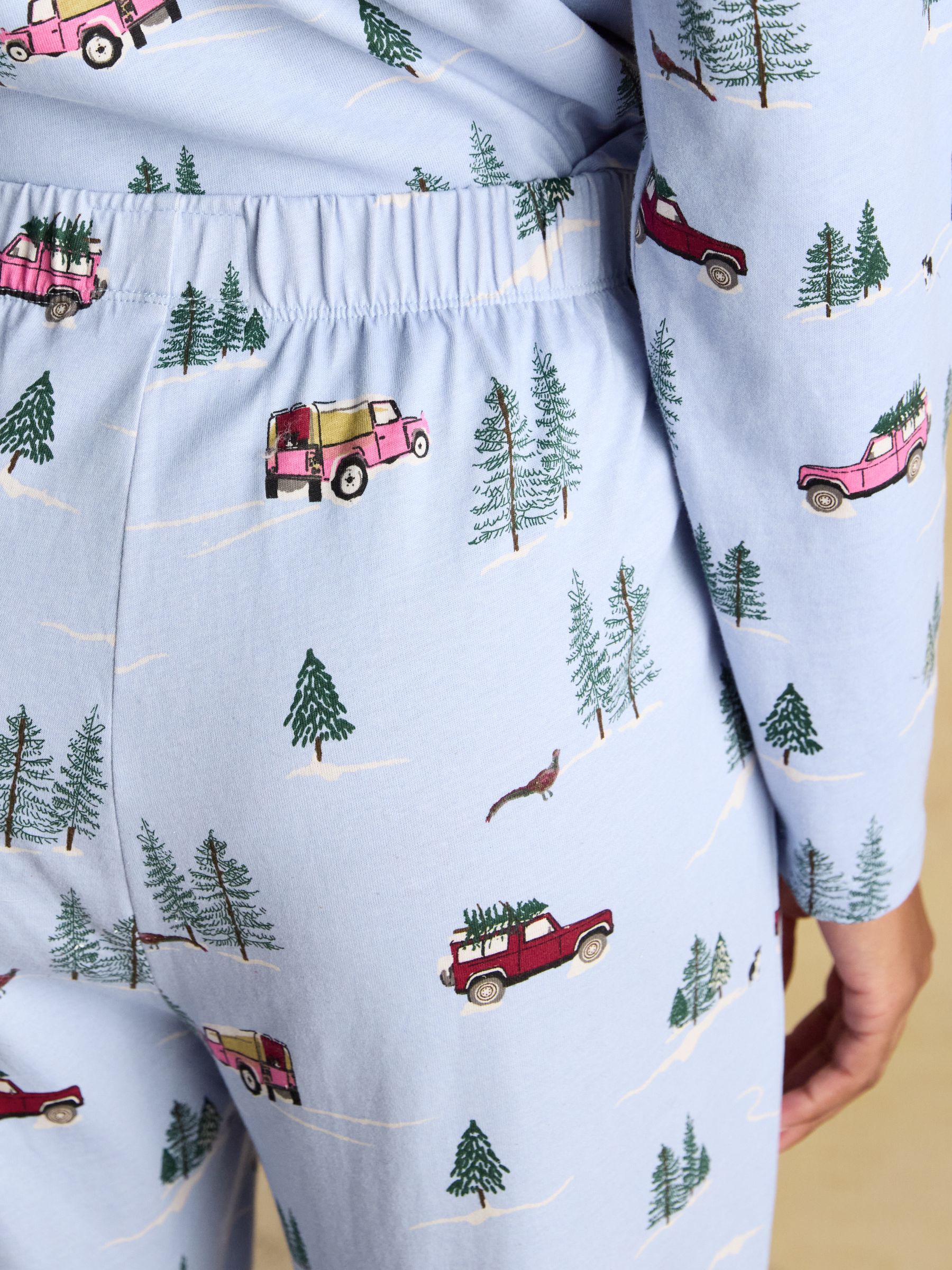 Lyla Blue 4x4 Long Sleeve Jersey Cotton Pyjama Set - Image 8 of 9