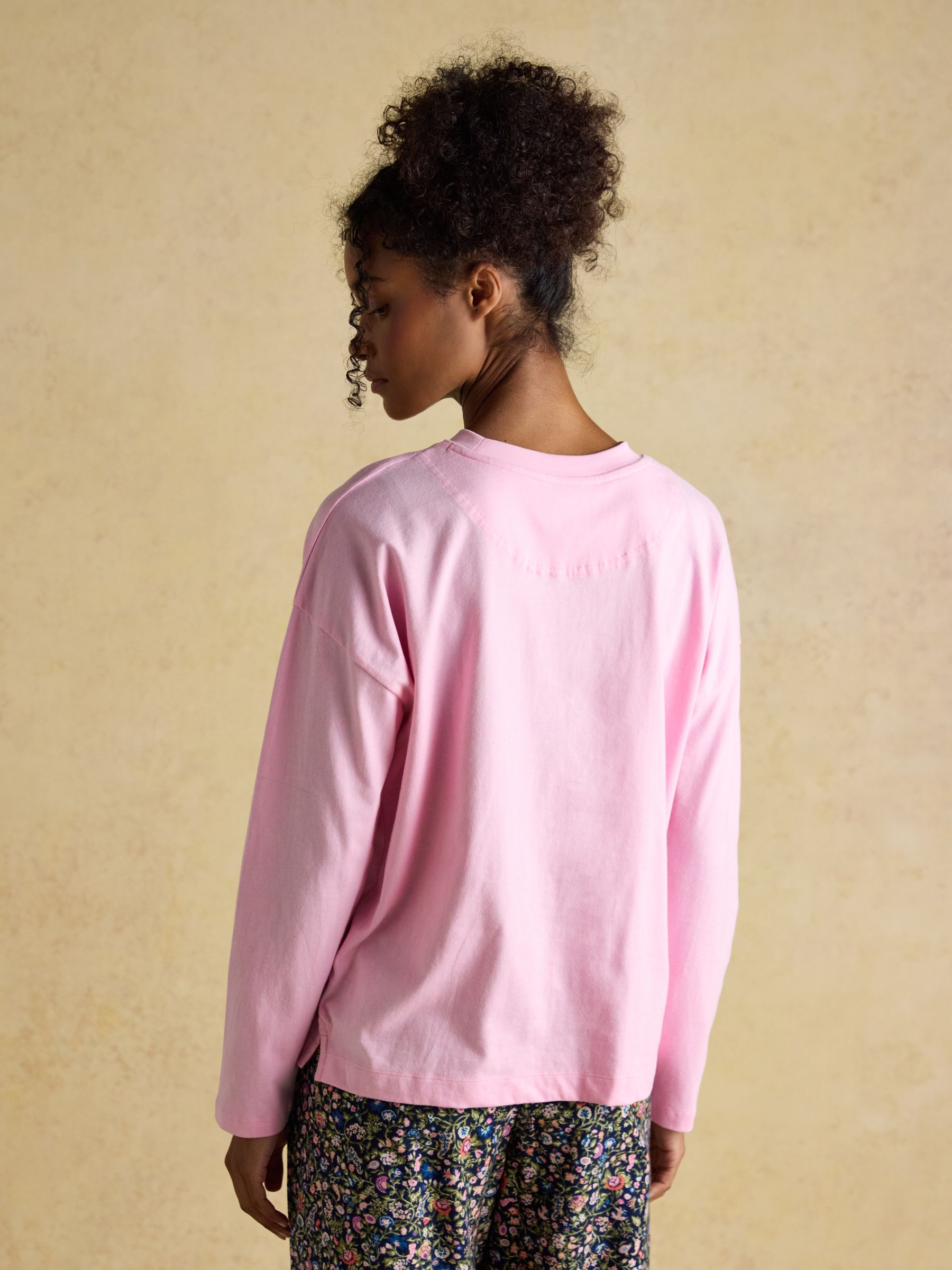 Pink Jersey Cotton Pyjama Top - Image 2 of 7