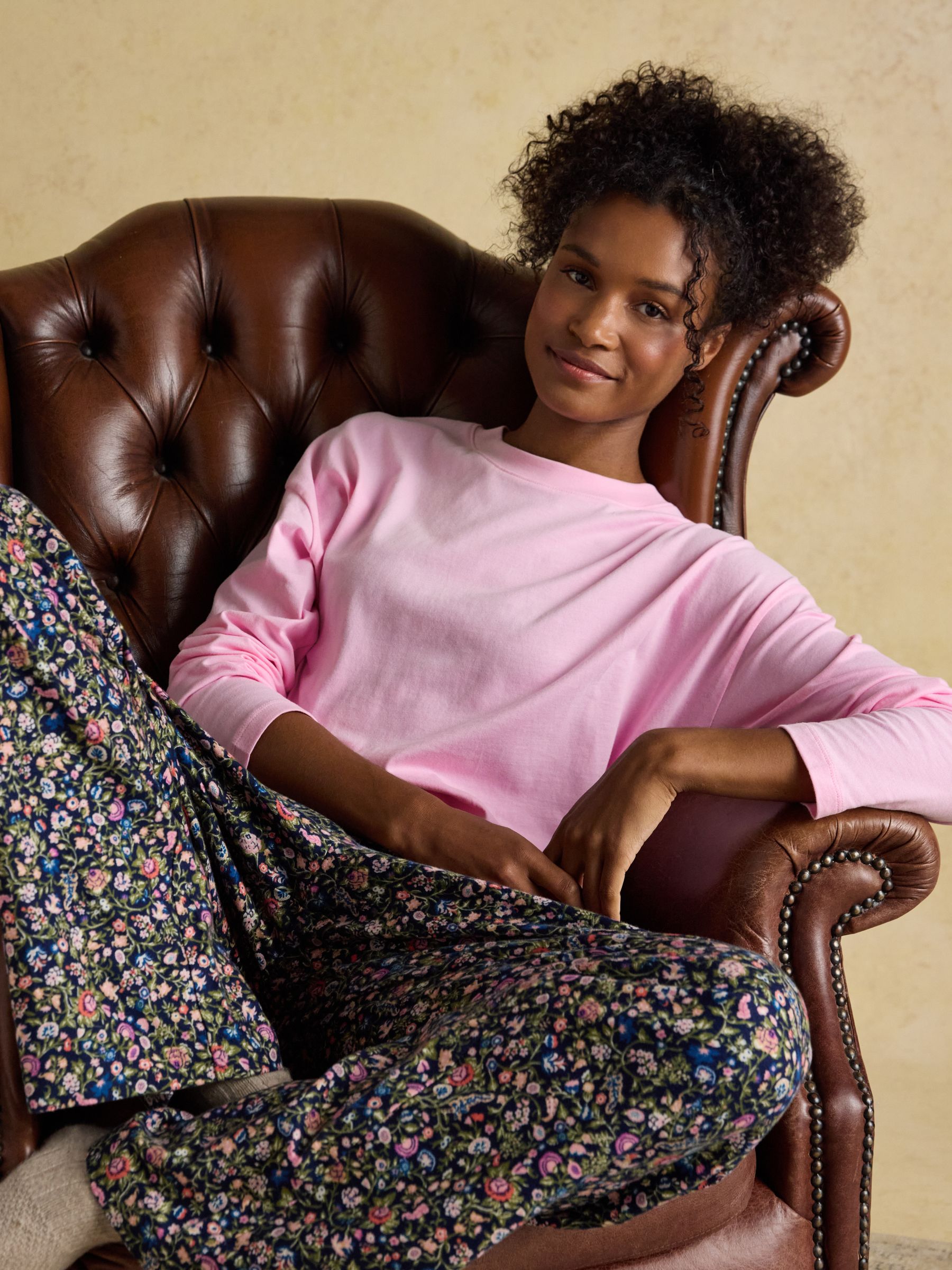 Pink Jersey Cotton Pyjama Top - Image 4 of 7