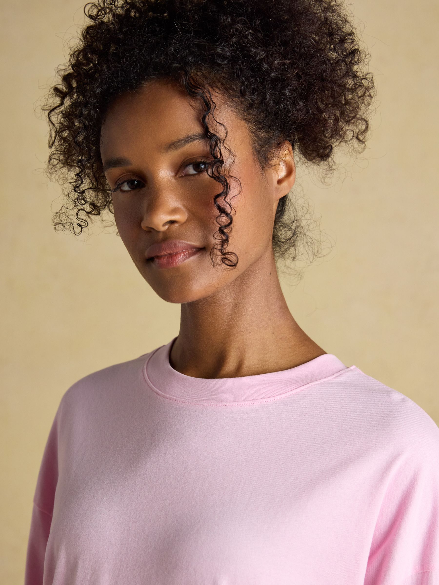 Pink Jersey Cotton Pyjama Top - Image 5 of 7