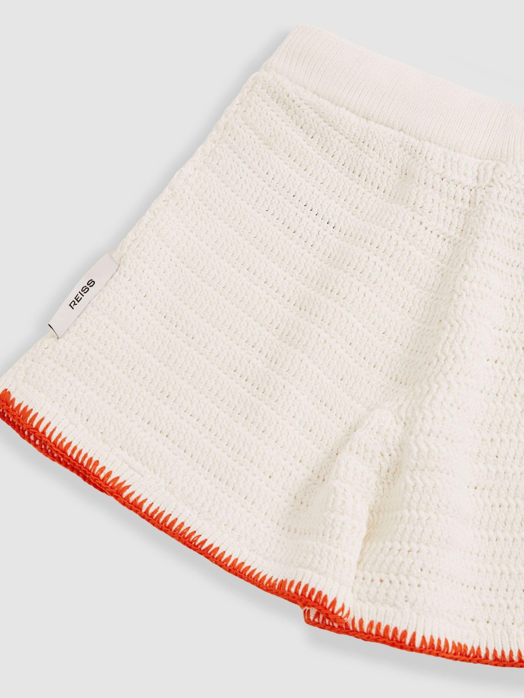 9-13 yrs McLaren F1 Team Crochet Shorts in Off White/Orange - Image 6 of 6