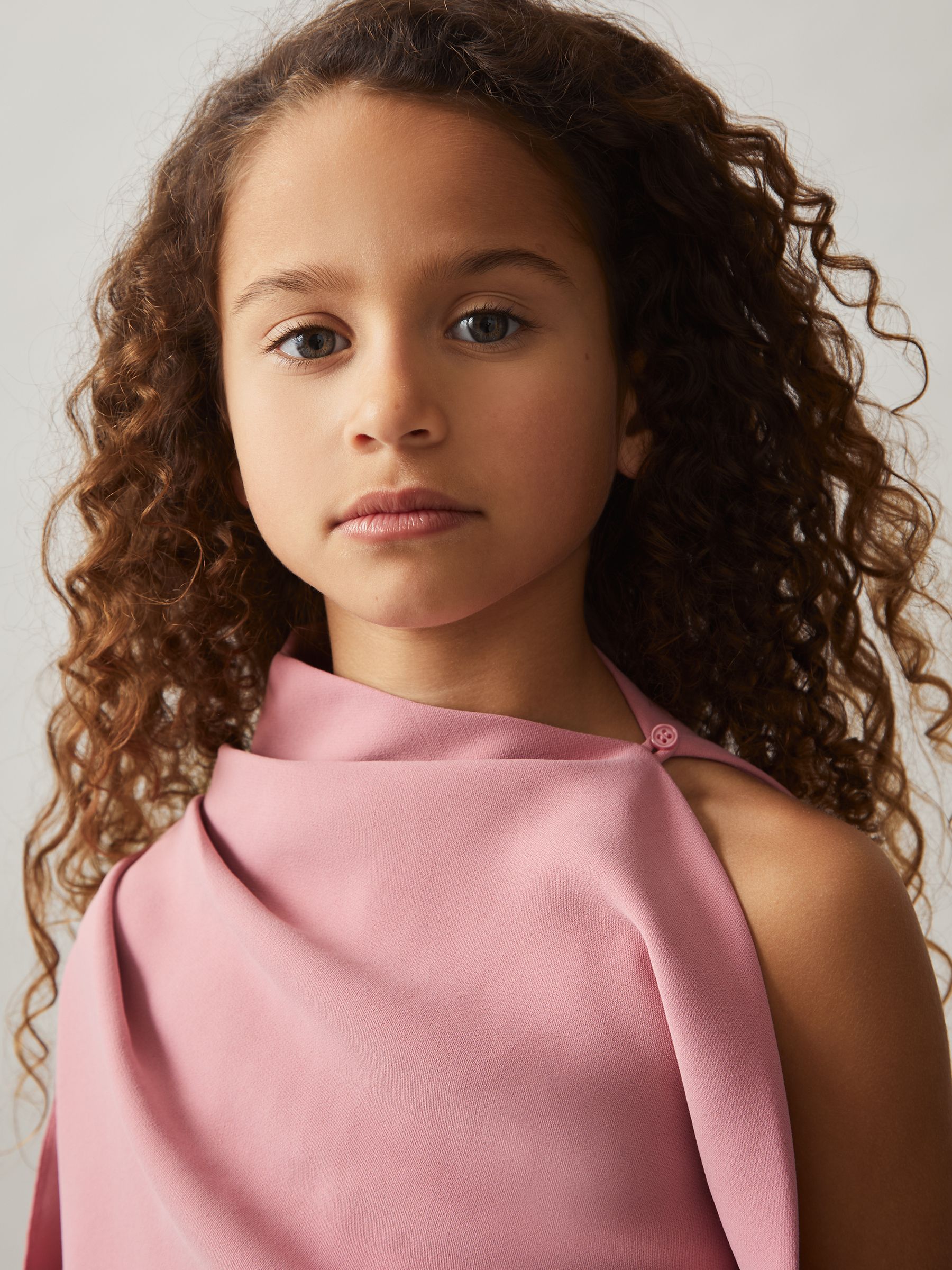 ellery one shoulder draped mini dress in pale pink Buy Reiss Pale Pink Ellery One Shoulder Draped Mini Dress from Next USA