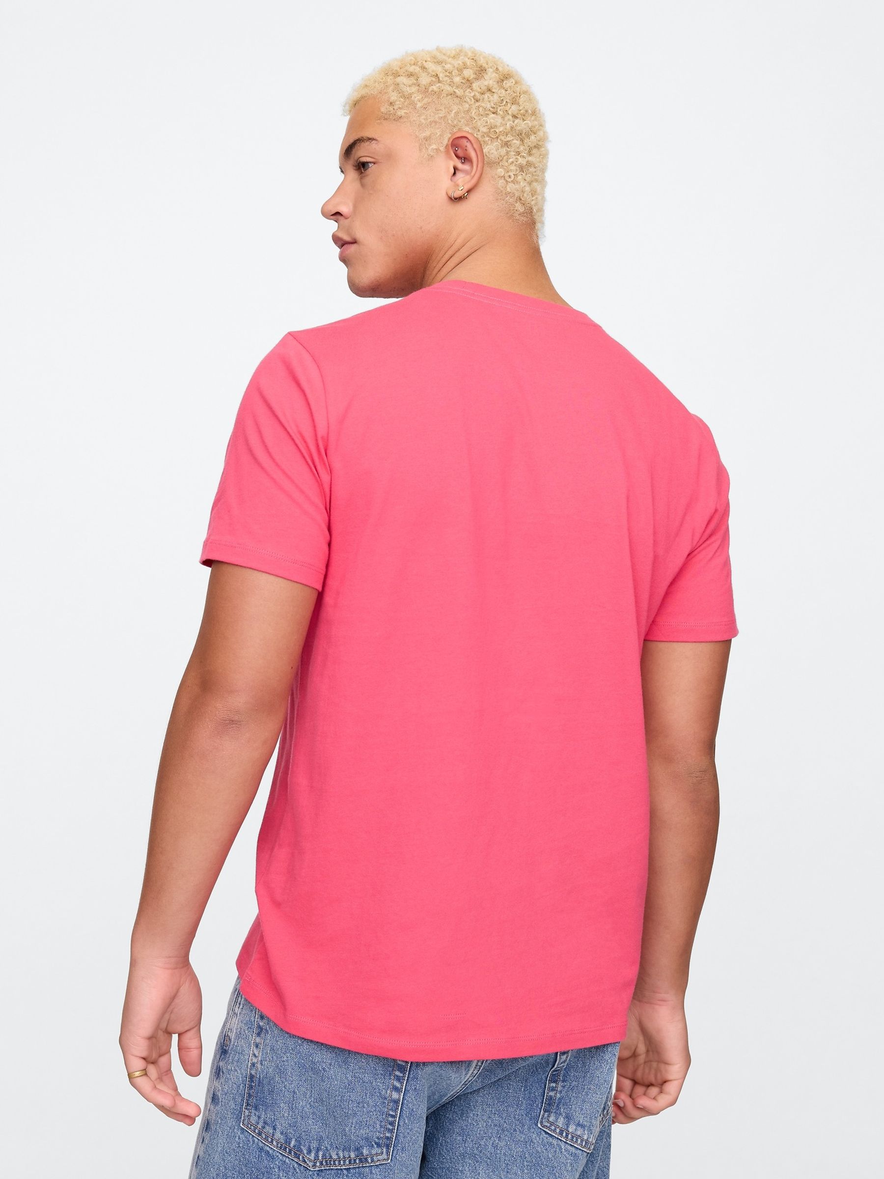 Pink Everyday 100% Cotton Crew Neck T-Shirt - Image 2 of 5