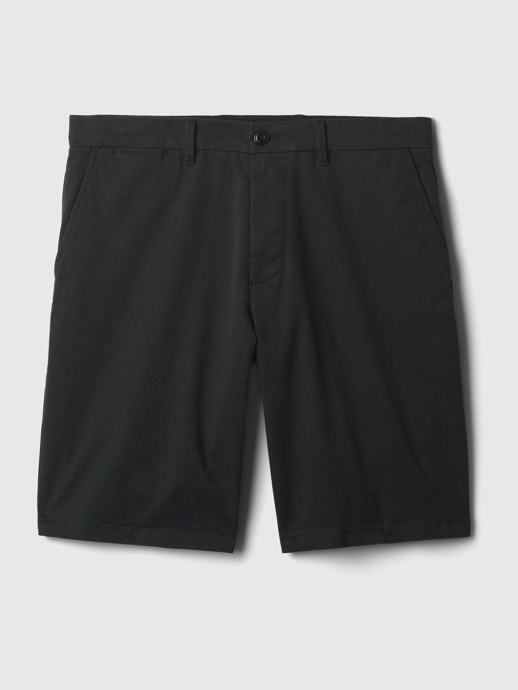 Black 10"" Cotton Blend Vintage Chino Shorts - Image 5 of 5