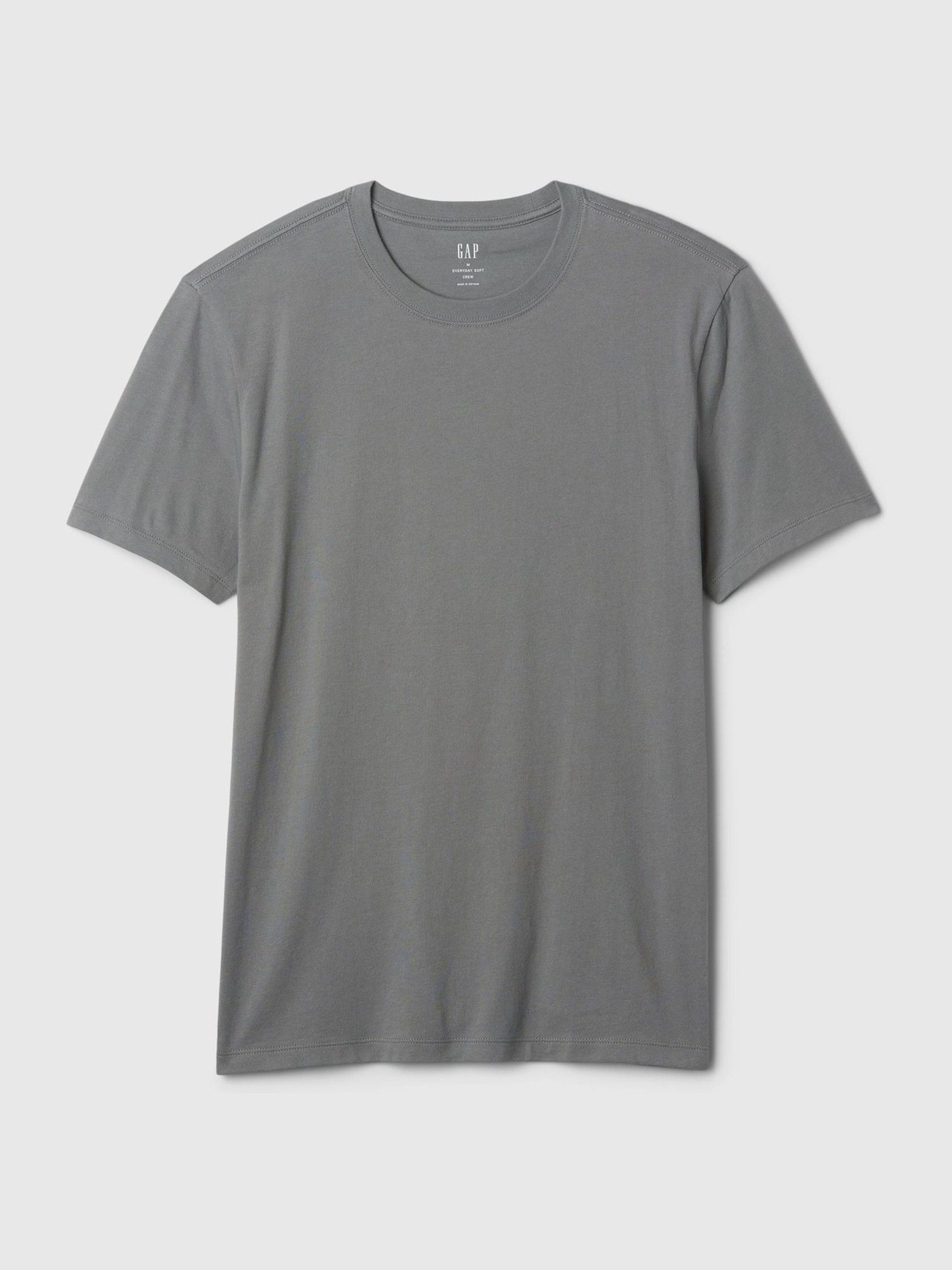 Dark Grey Everyday Soft Crew Neck T-Shirt - Image 4 of 5