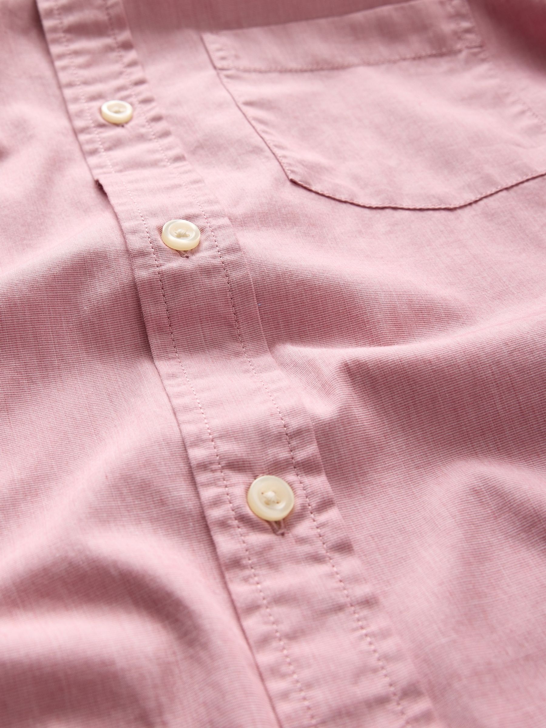 Pink Long Sleeve Poplin Classic Shirt - Image 5 of 5