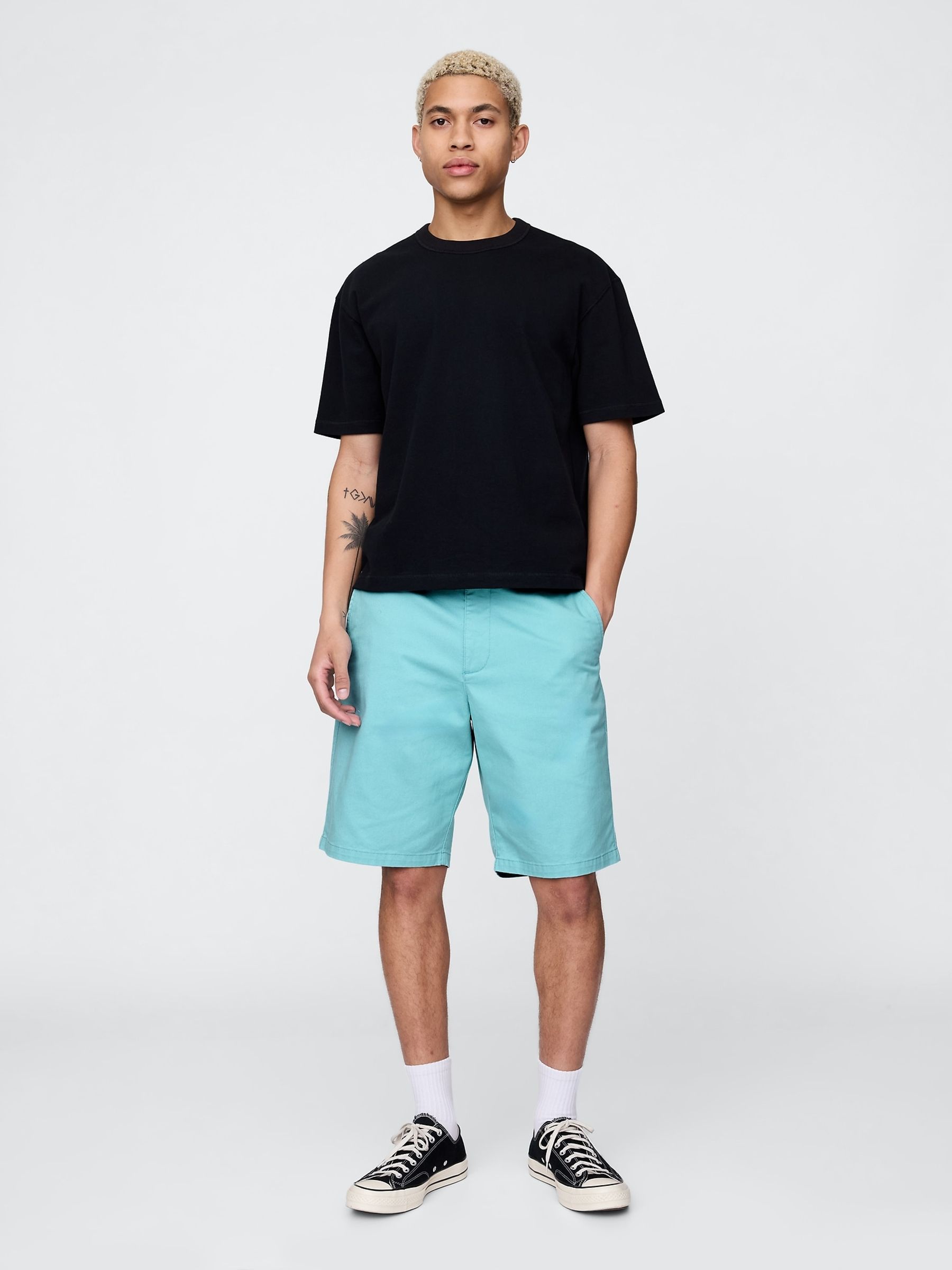 Blue 10" Vintage Shorts - Image 3 of 9