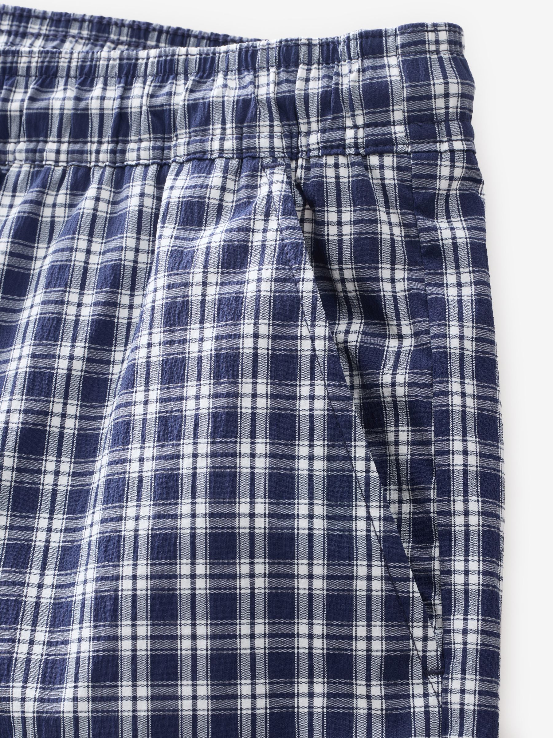 Navy/Blue Check 6 Inch Swim Shorts - Image 2 of 2