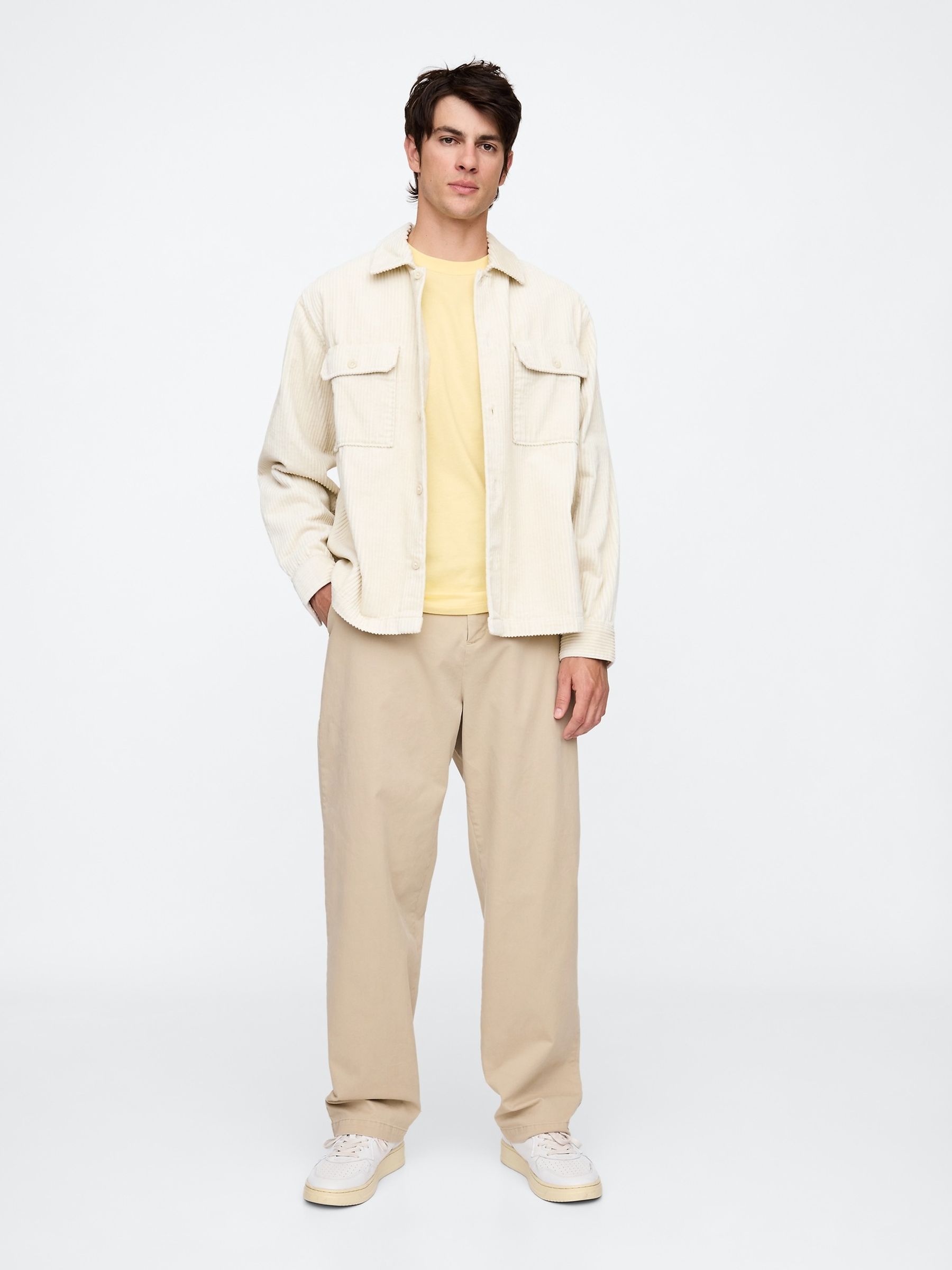 Yellow Everyday 100% Cotton Crew Neck T-Shirt - Image 3 of 5