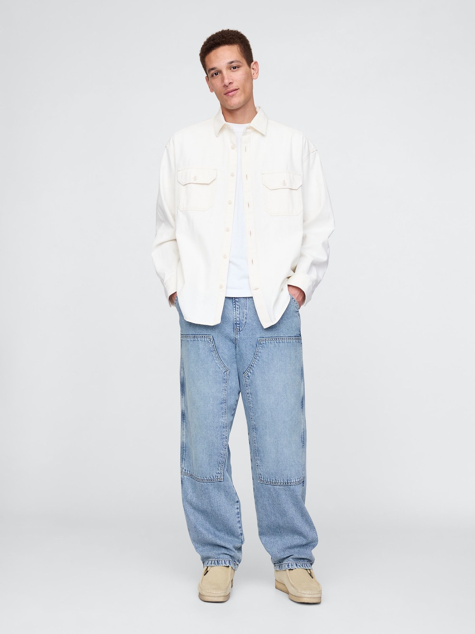 Blue UltraSoft Baggy Jeans - Image 3 of 4