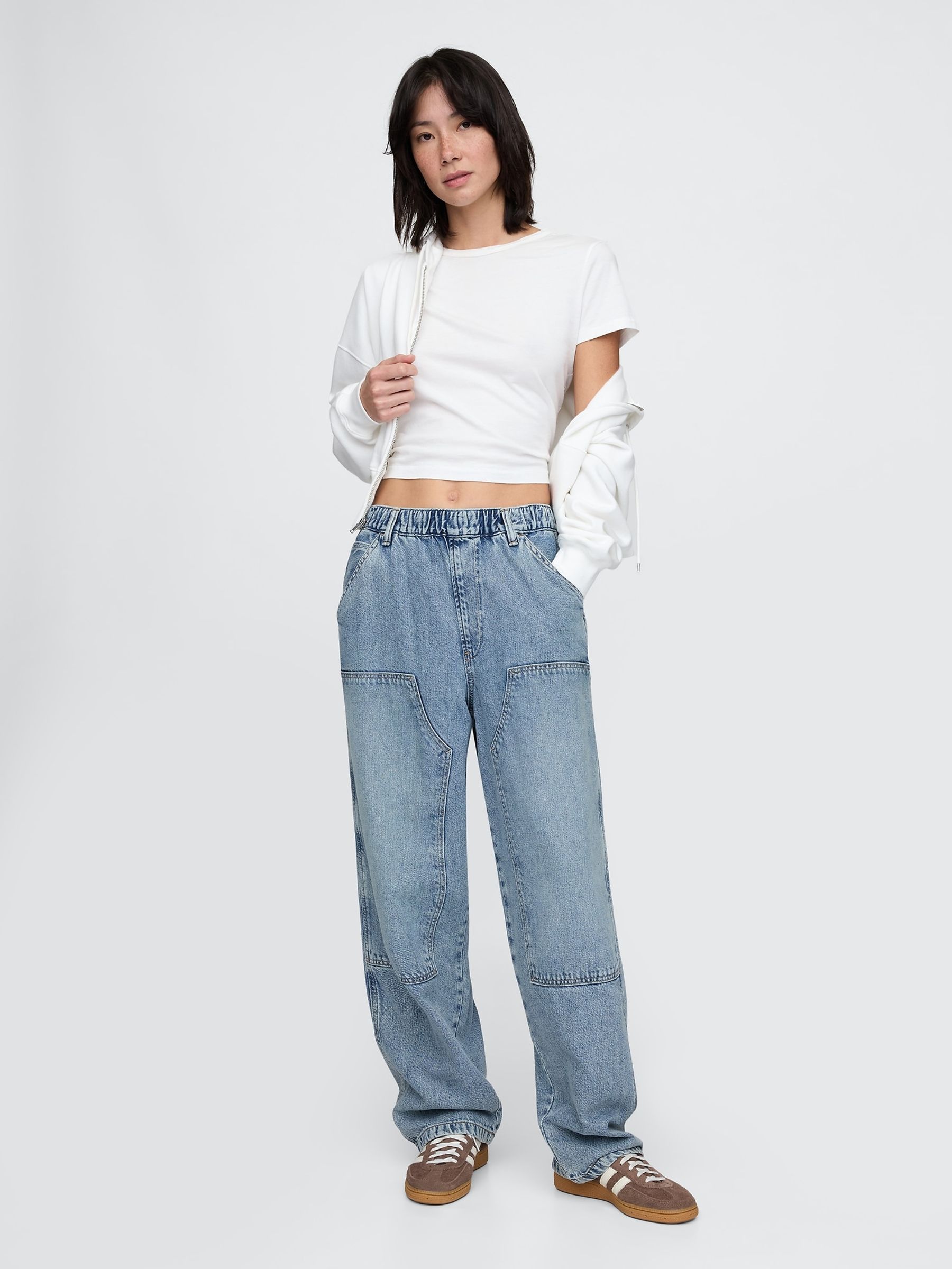 Blue UltraSoft Baggy Jeans - Image 4 of 4
