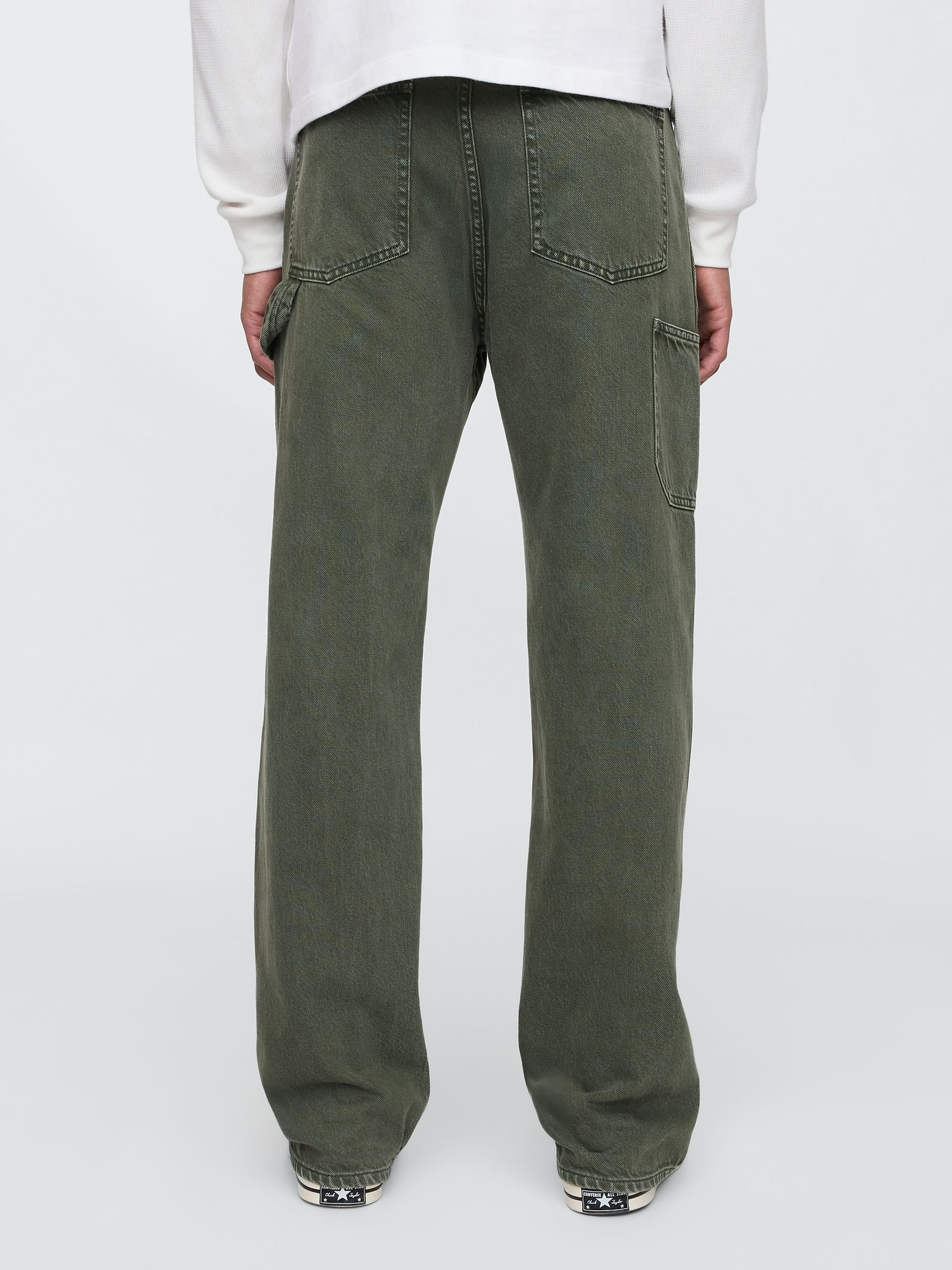 Green UltraSoft Baggy Carpenter Jeans - Image 2 of 5