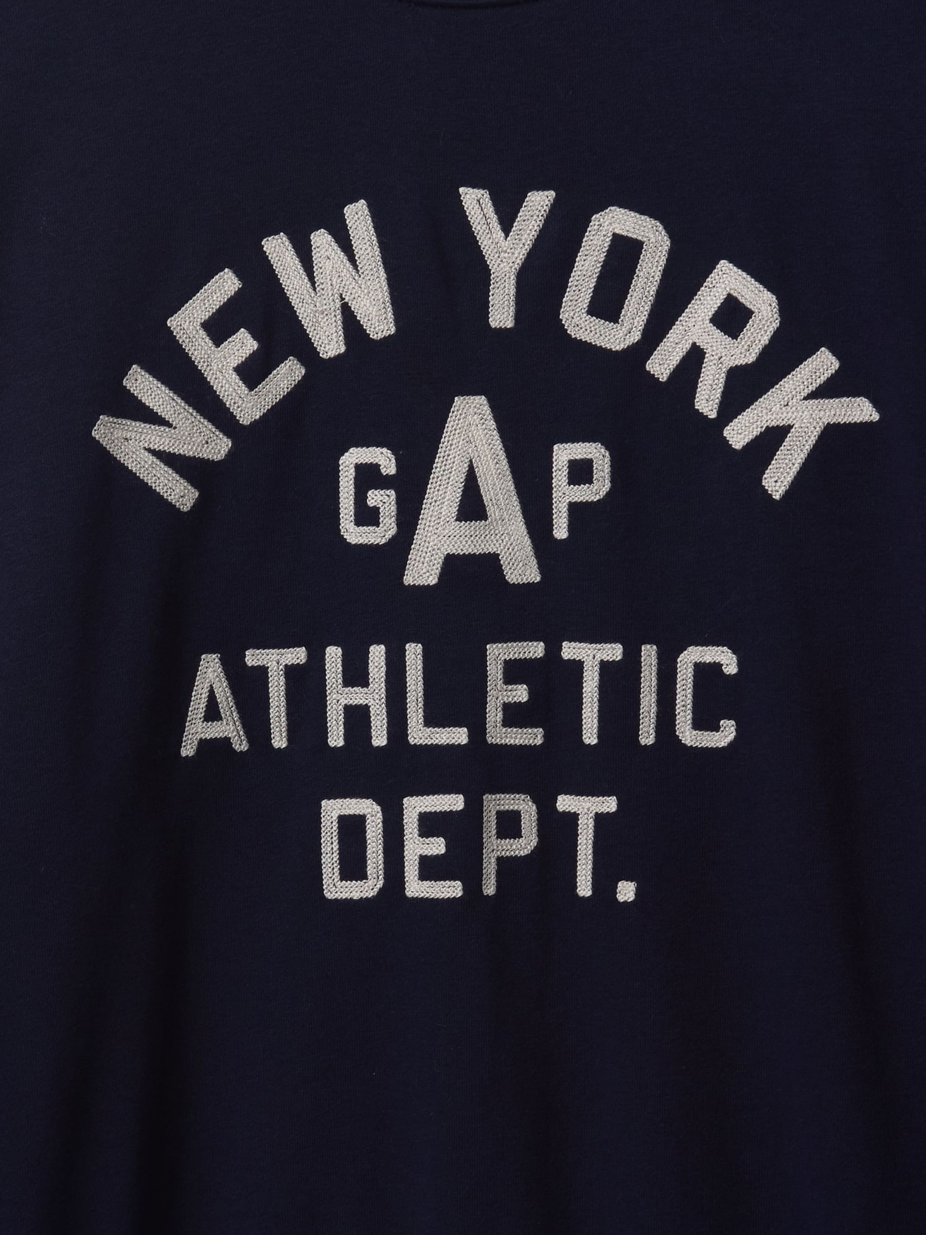 Blue Vintage Soft New York Athletic Logo Sweatshirt - Image 5 of 5