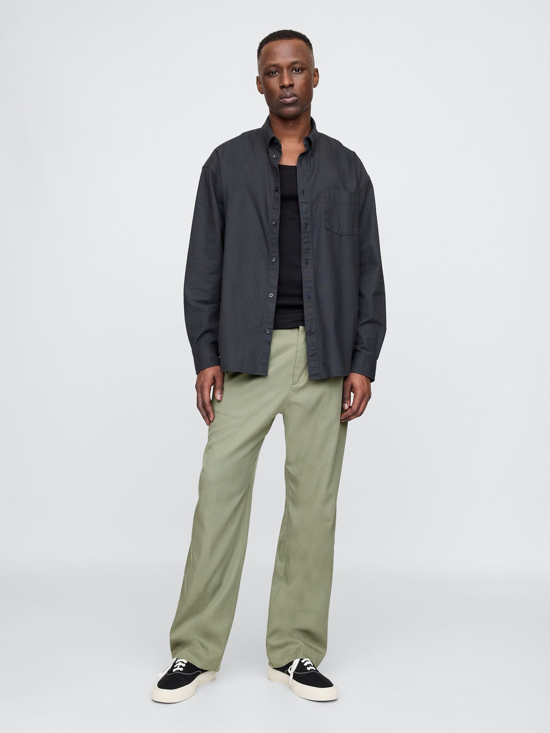 Green UltraSoft Pleated Trousers - Image 4 of 6