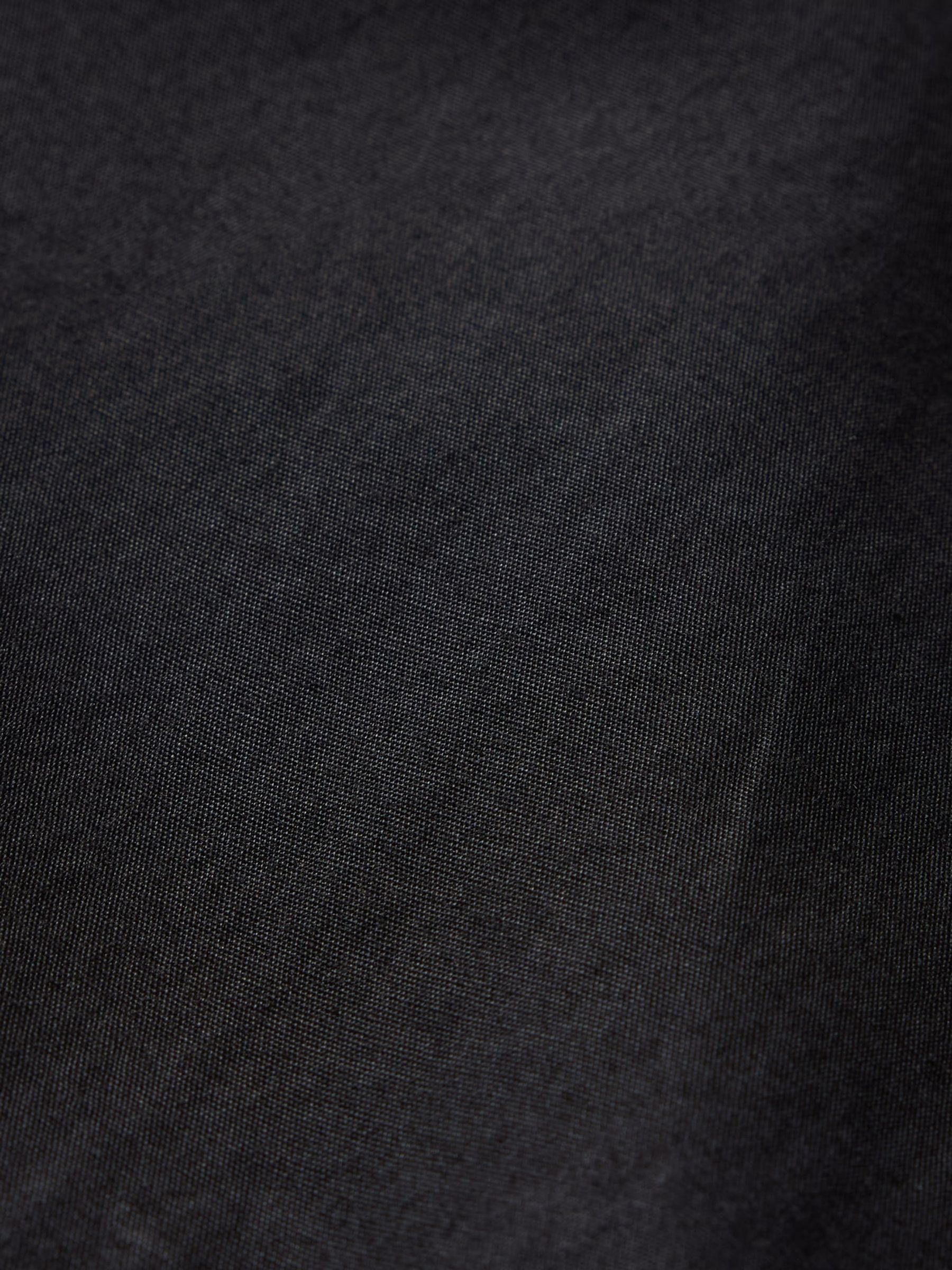 Black Long Sleeve Poplin Classic Shirt - Image 5 of 5