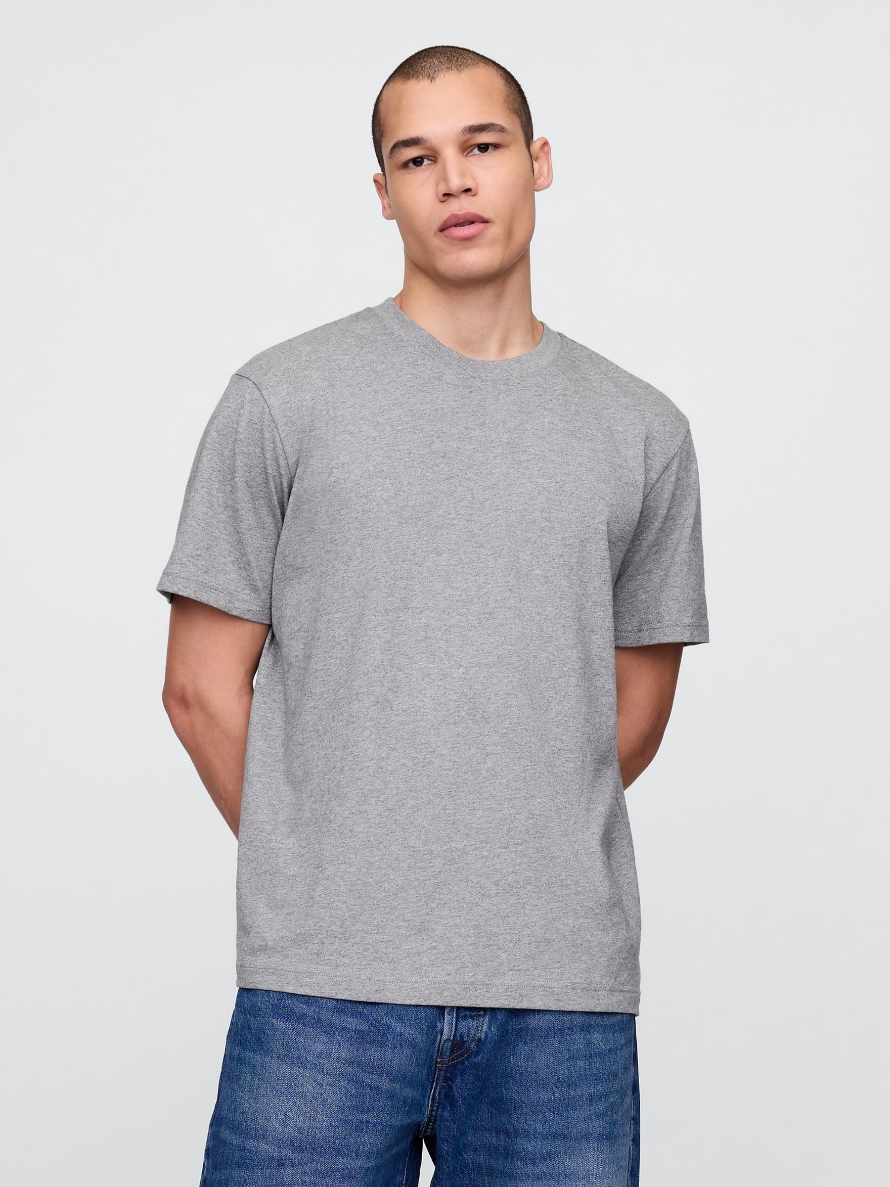 Grey UltraSoft Original T-Shirt - Image 1 of 5