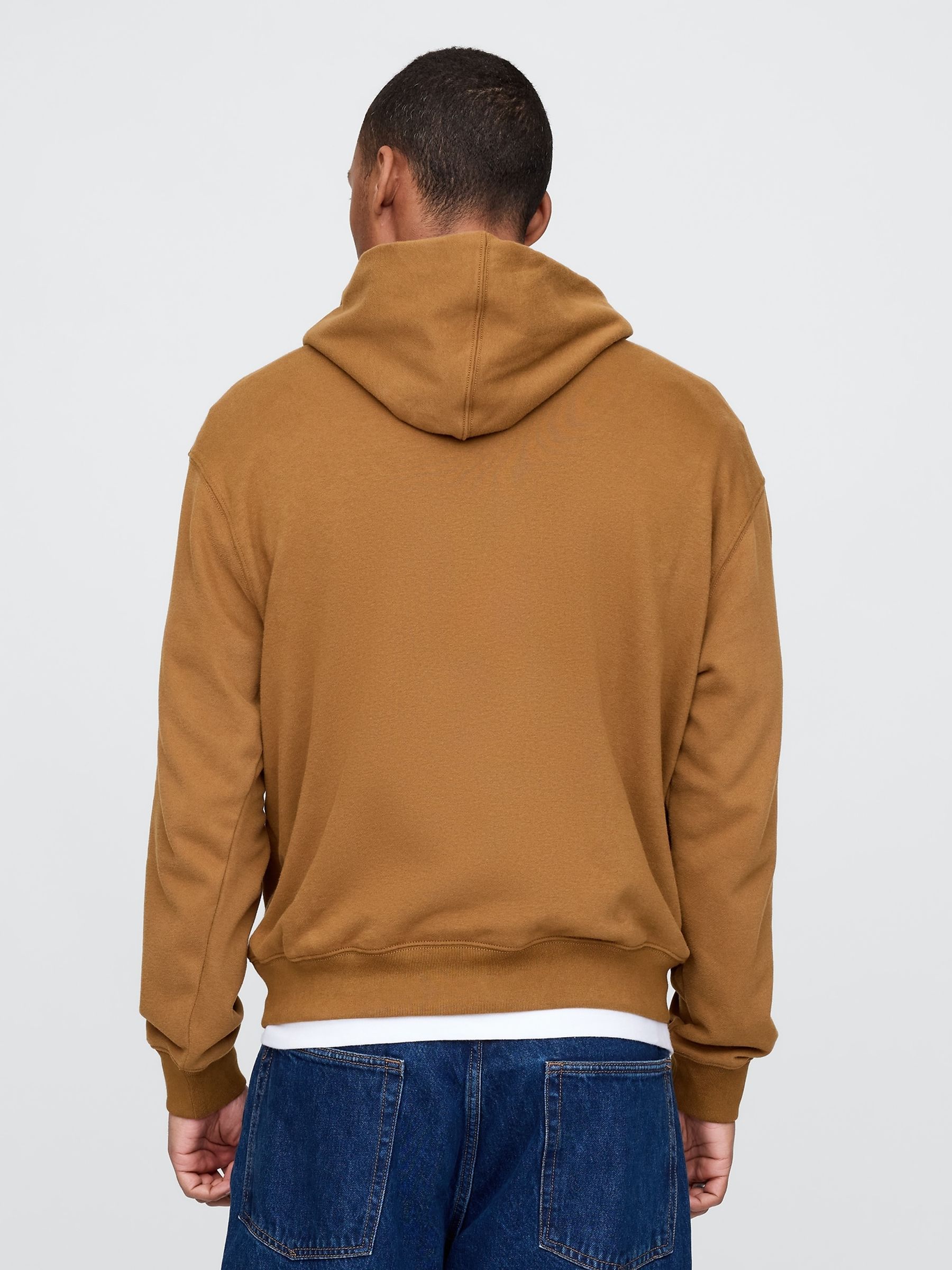 Brown Vintage Soft Oversized Logo Hoodie - Image 2 of 5