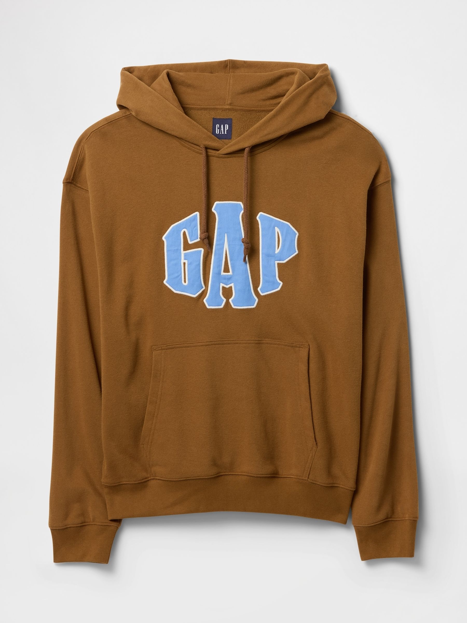 Brown Vintage Soft Oversized Logo Hoodie - Image 4 of 5