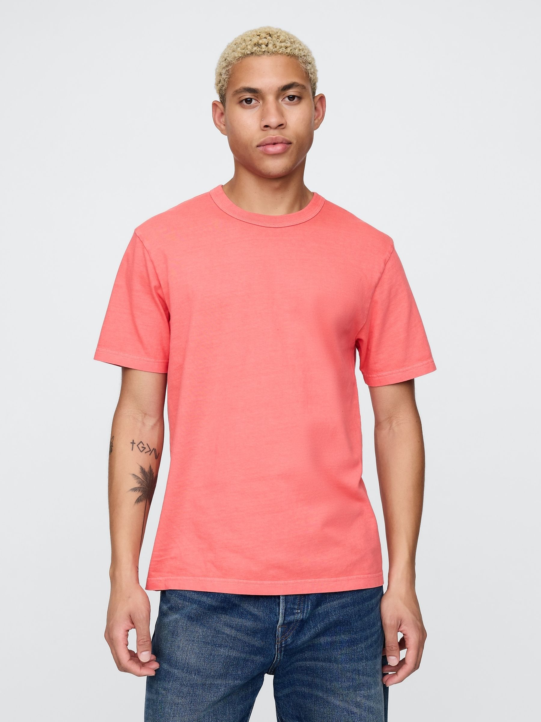 Red Original Short Sleeve Crew Neck T-Shirt - Image 1 of 5