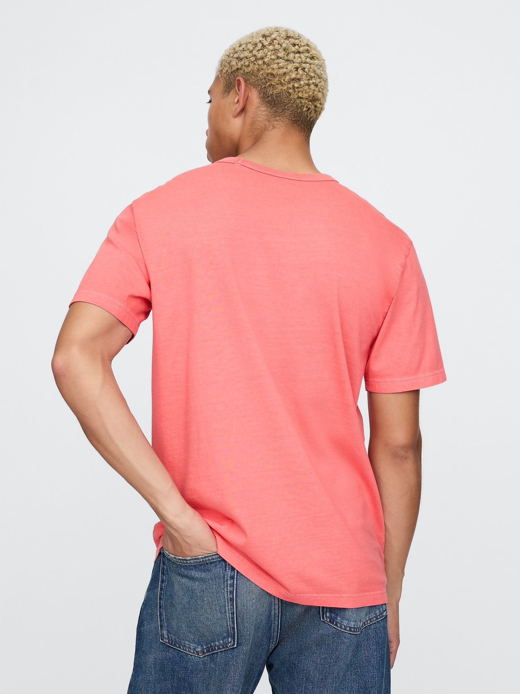 Red Original Short Sleeve Crew Neck T-Shirt - Image 2 of 5
