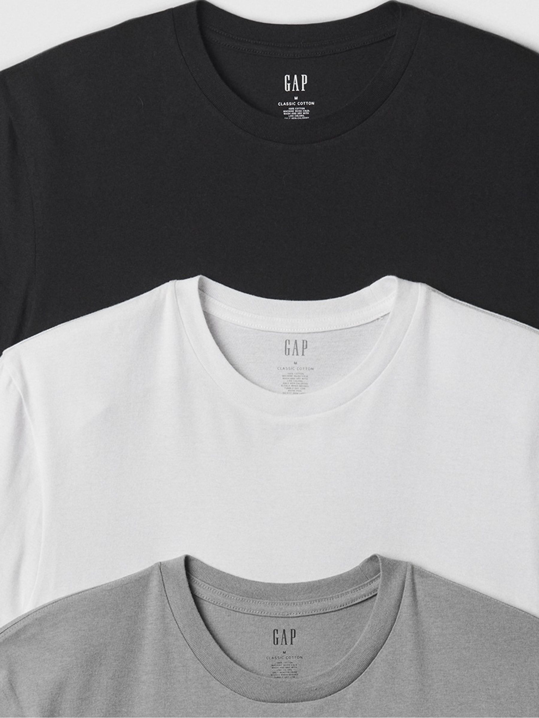 Multi / Black Crew Neck Short Sleeve T-Shirts 3 Pack - Image 2 of 4