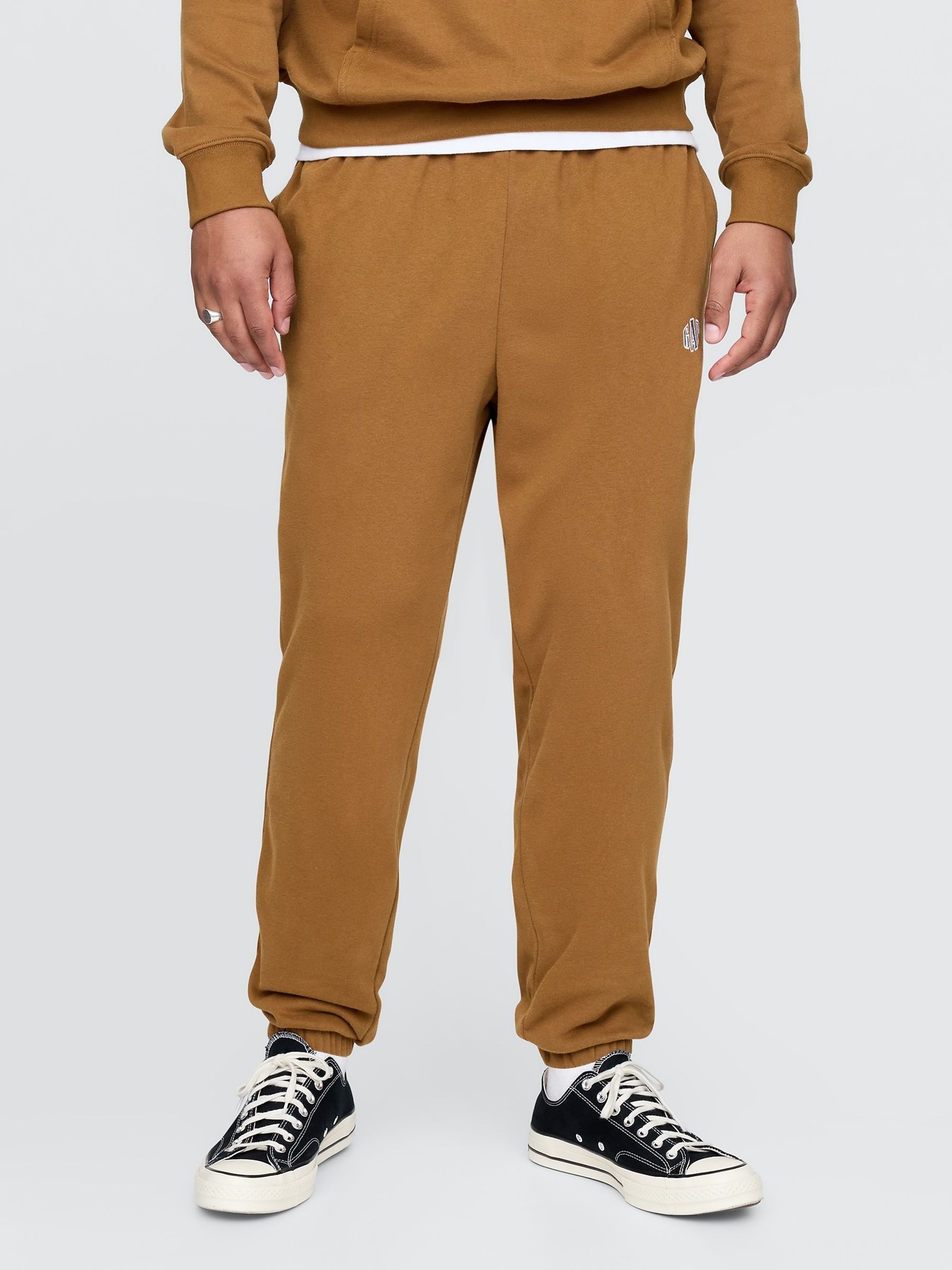 Brown Vintage Soft Joggers - Image 1 of 5