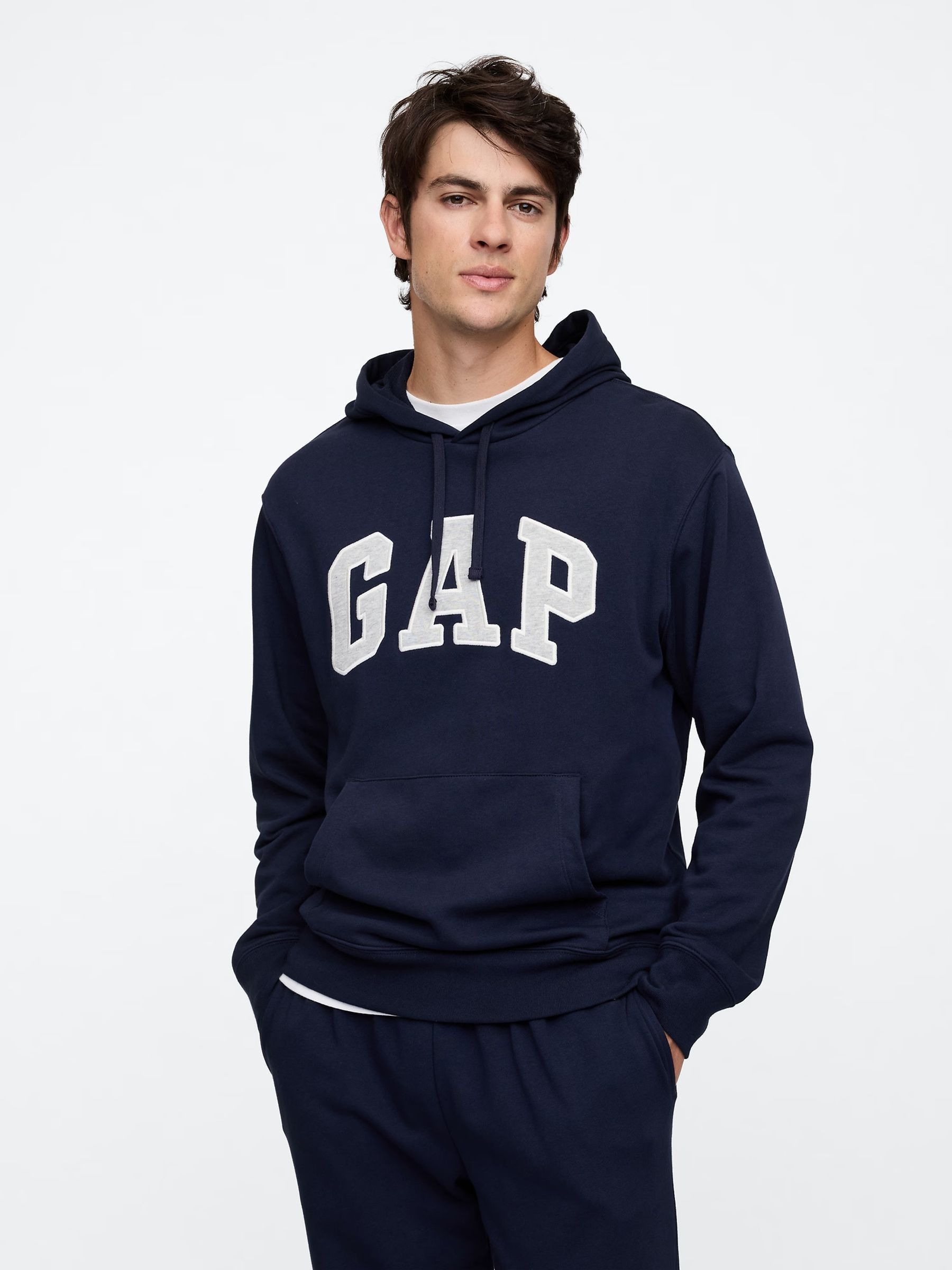 Navy Blue Logo Hoodie - Image 1 of 5