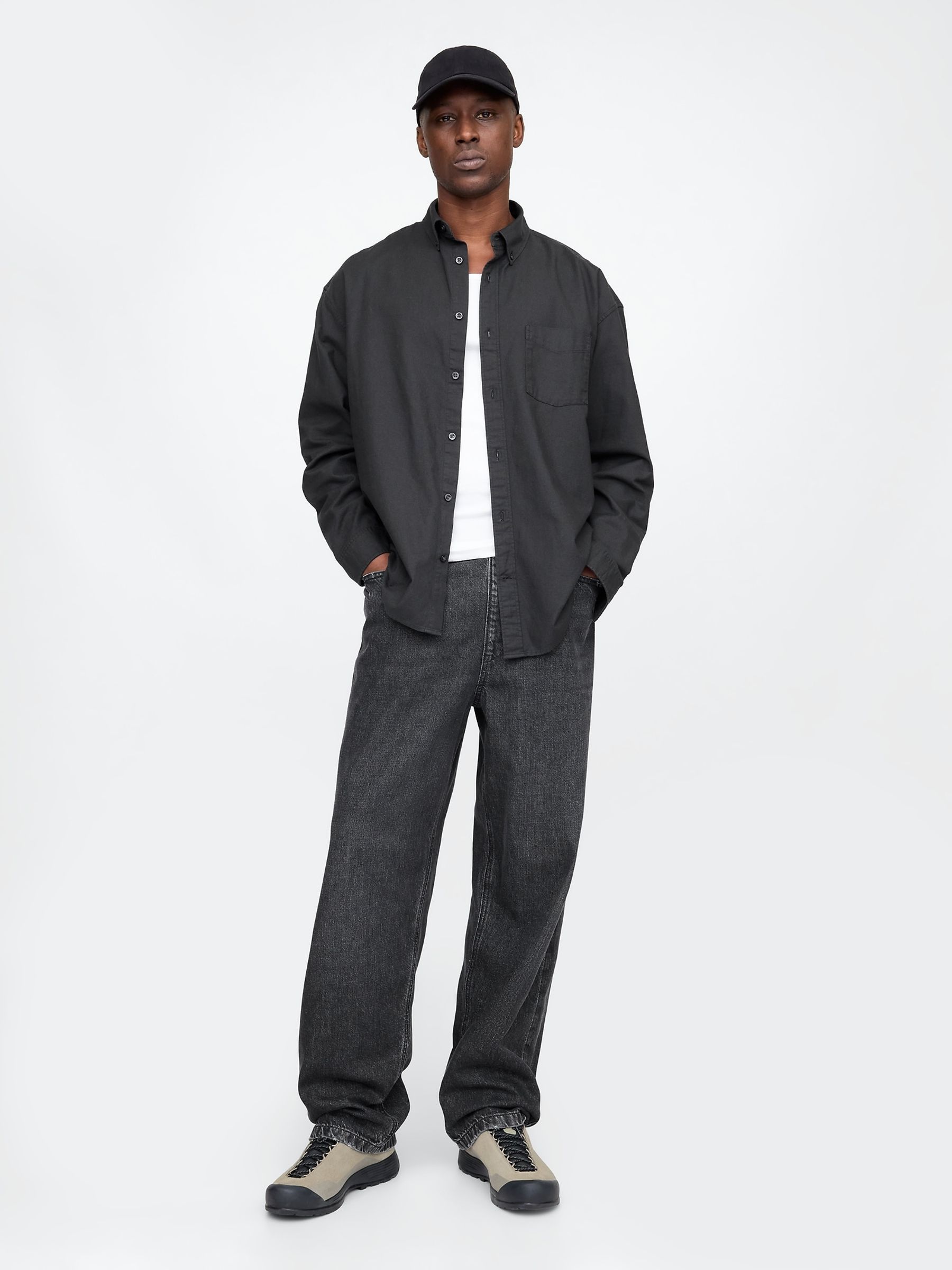 Black UltraSoft Baggy Jeans - Image 3 of 5