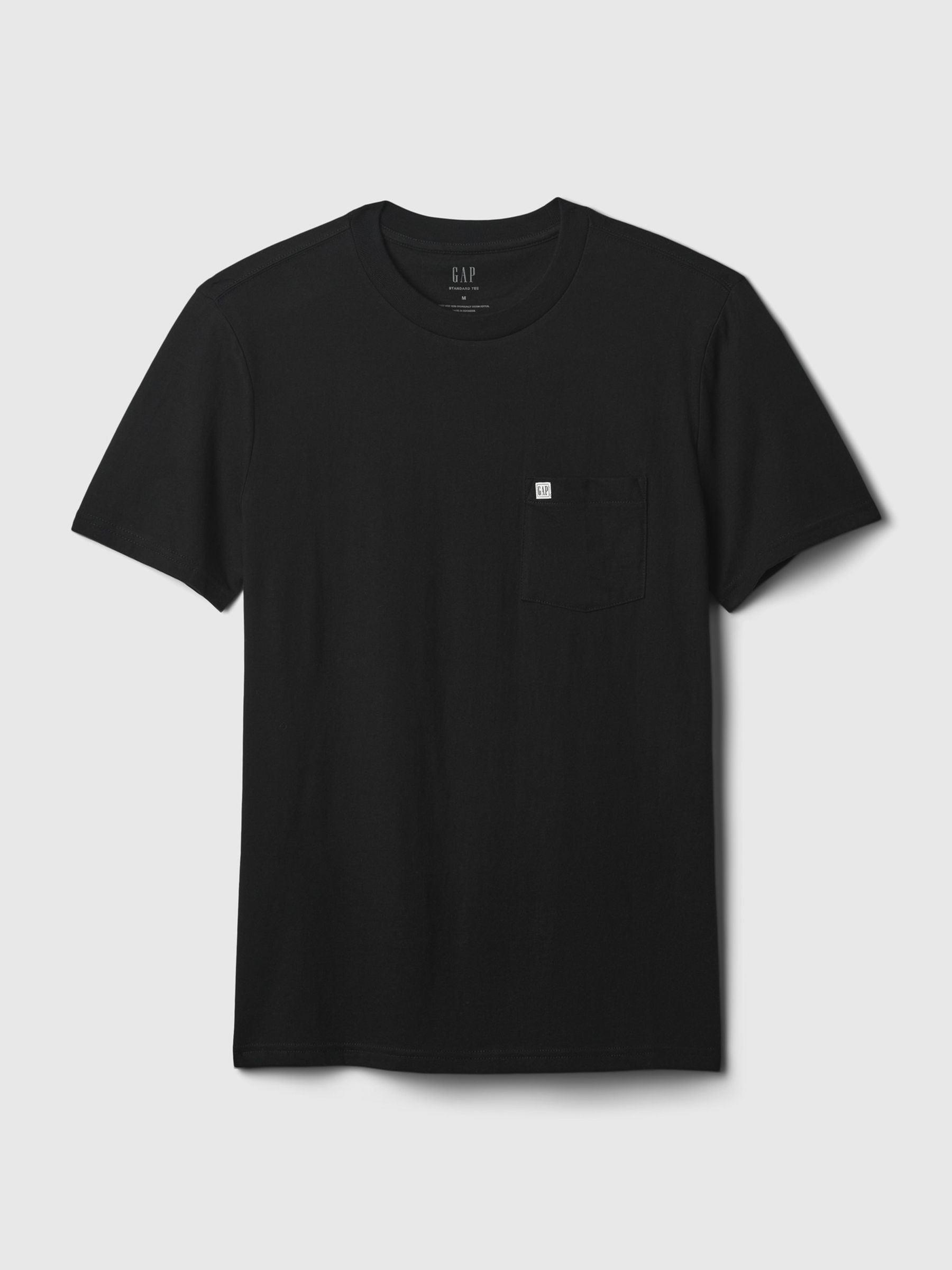 Black Pocket Short Sleeve T-Shirt - Image 3 of 3