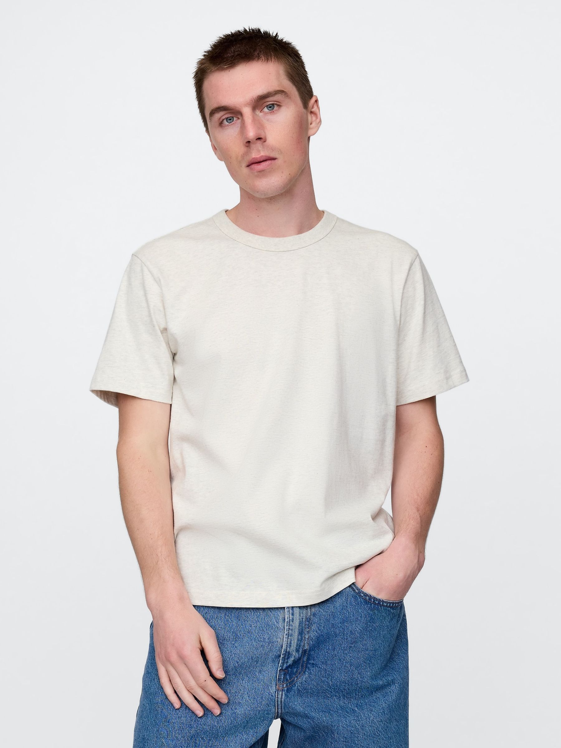 Beige UltraSoft Original T-Shirt - Image 1 of 5