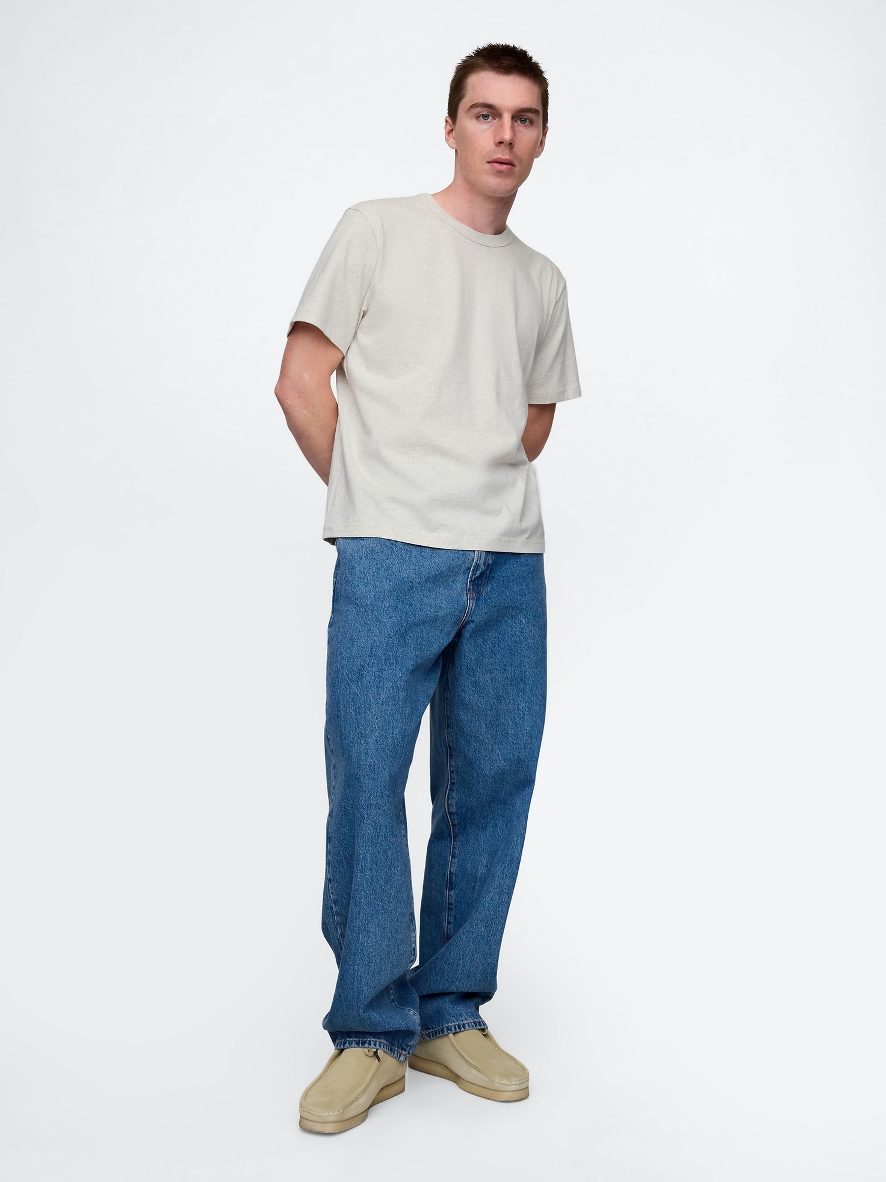 Beige UltraSoft Original T-Shirt - Image 3 of 5