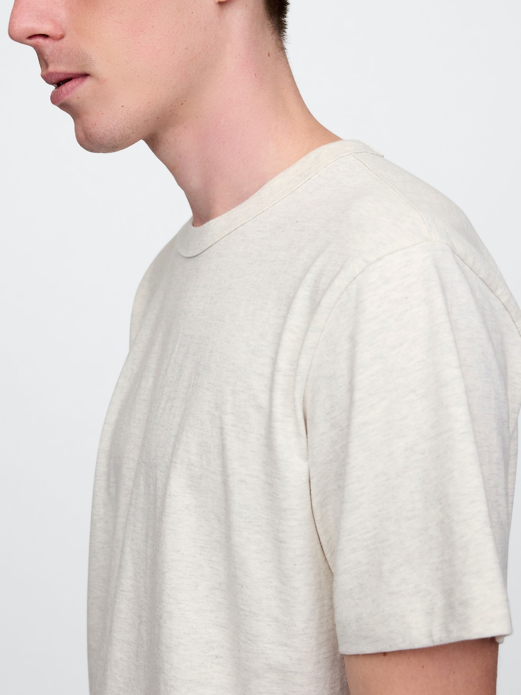 Beige UltraSoft Original T-Shirt - Image 4 of 5