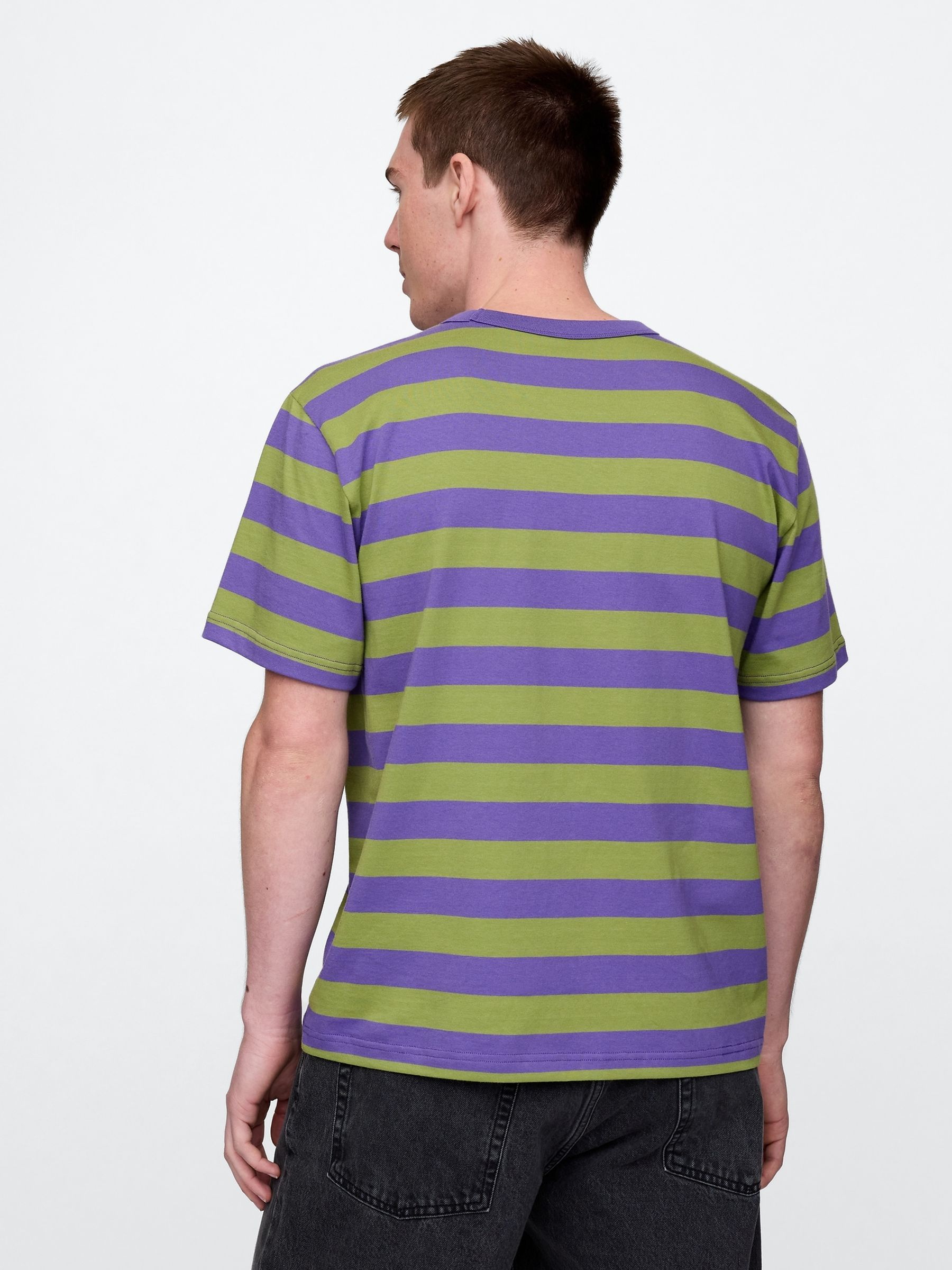 Purple UltraSoft Original Cotton Short Sleeve T-Shirt - Image 2 of 5