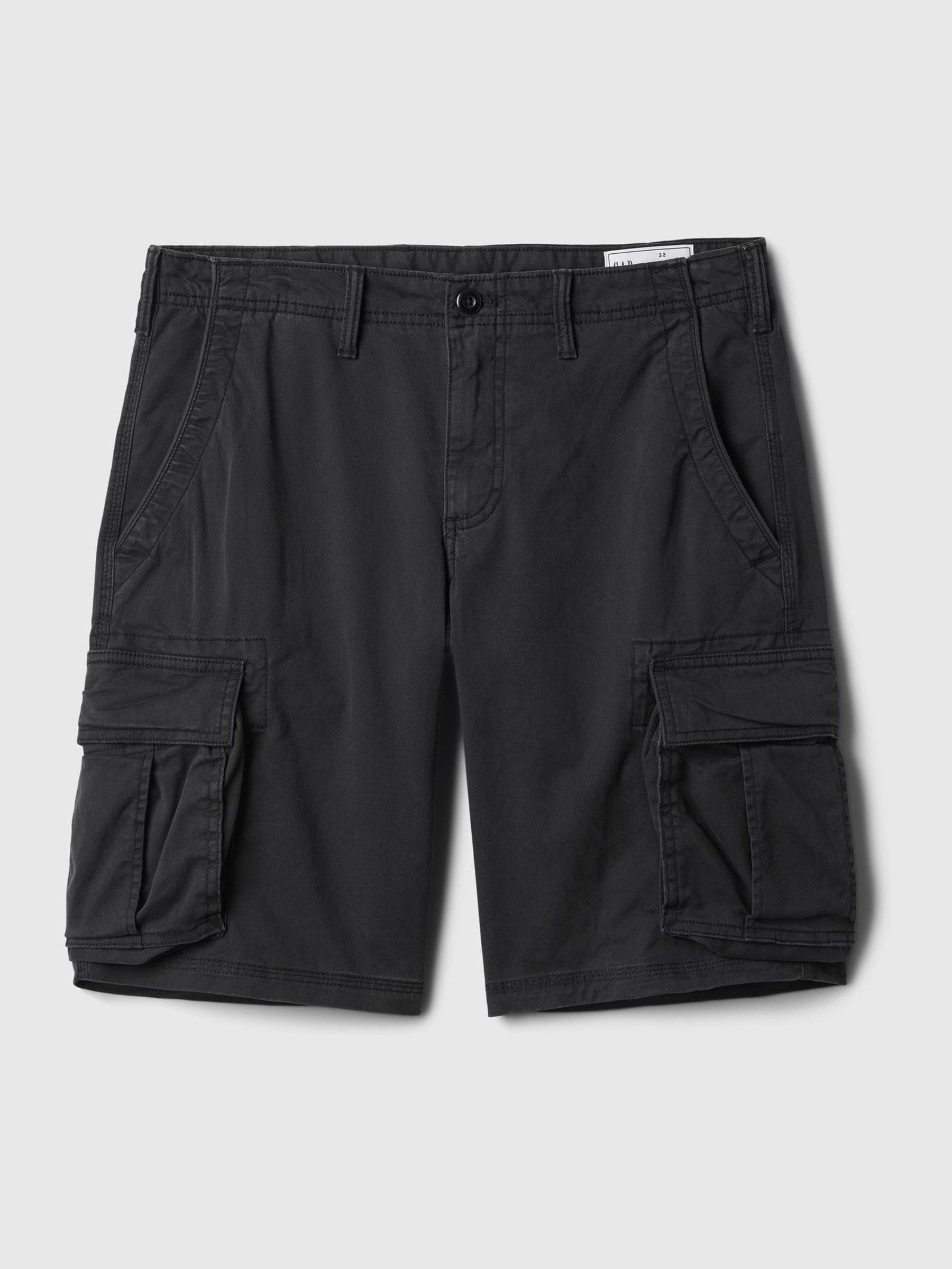 Black 11" Cargo Shorts - Image 5 of 5