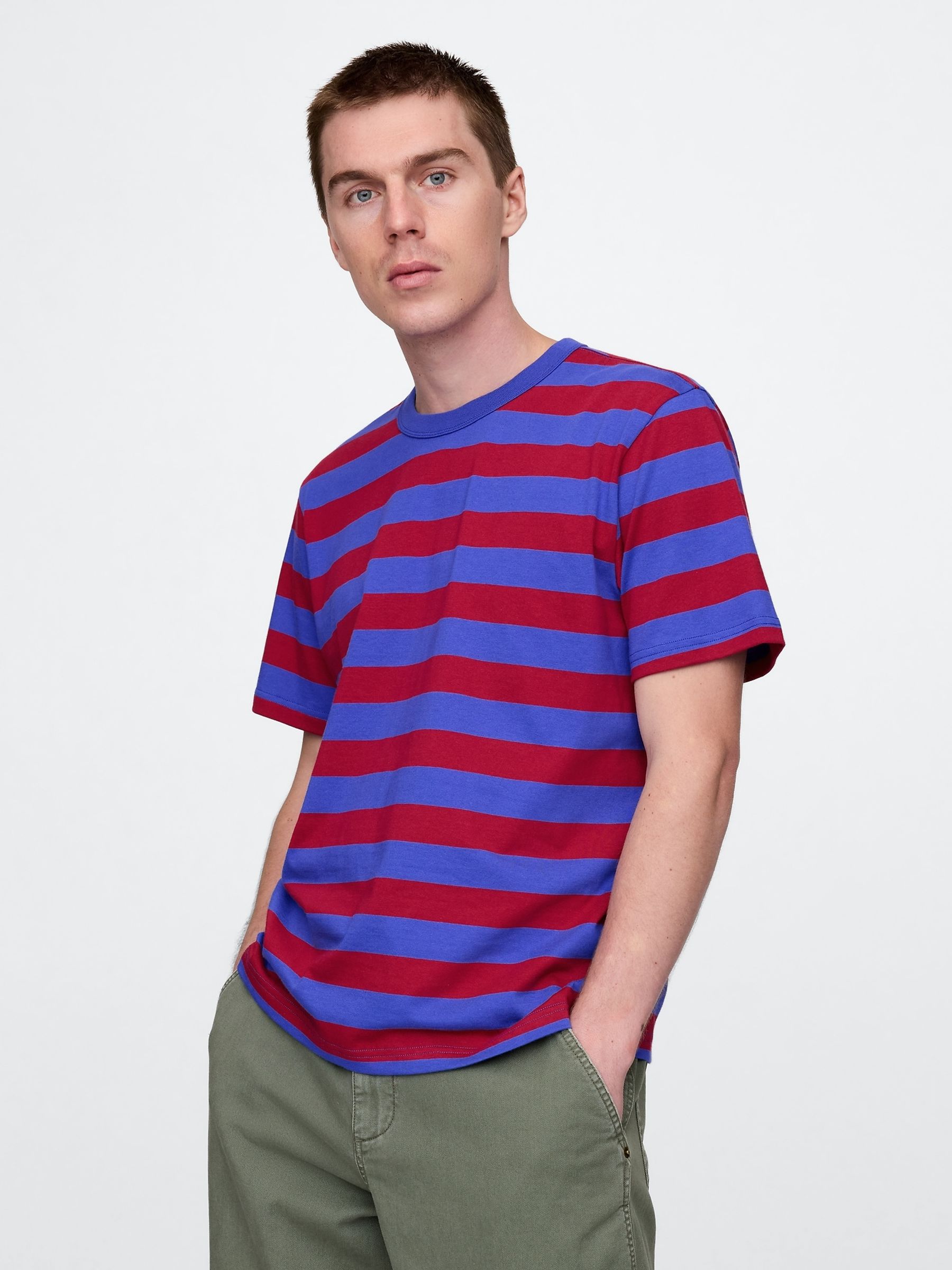 Red UltraSoft Original Cotton Short Sleeve T-Shirt - Image 1 of 5