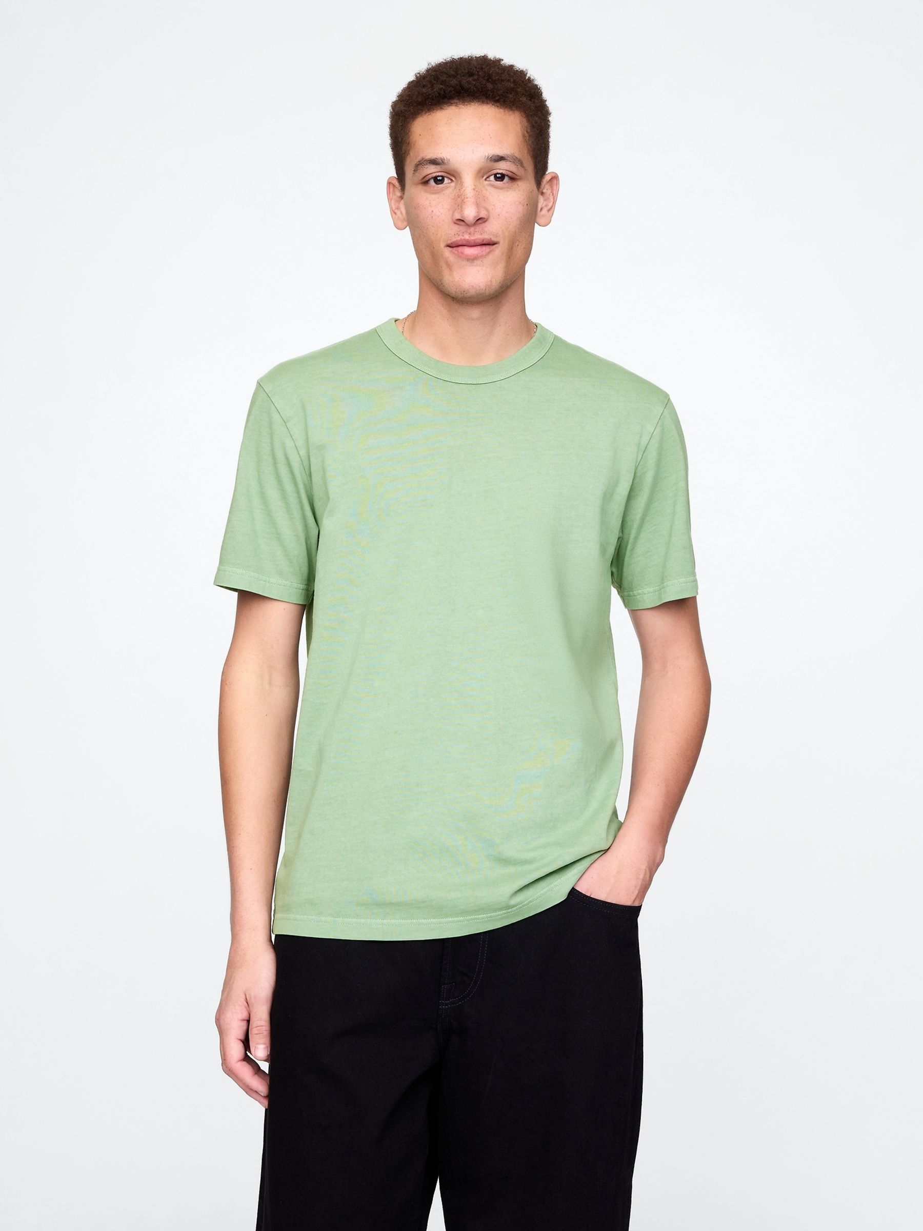 Green Original Short Sleeve Crew Neck T-Shirt - Image 1 of 5