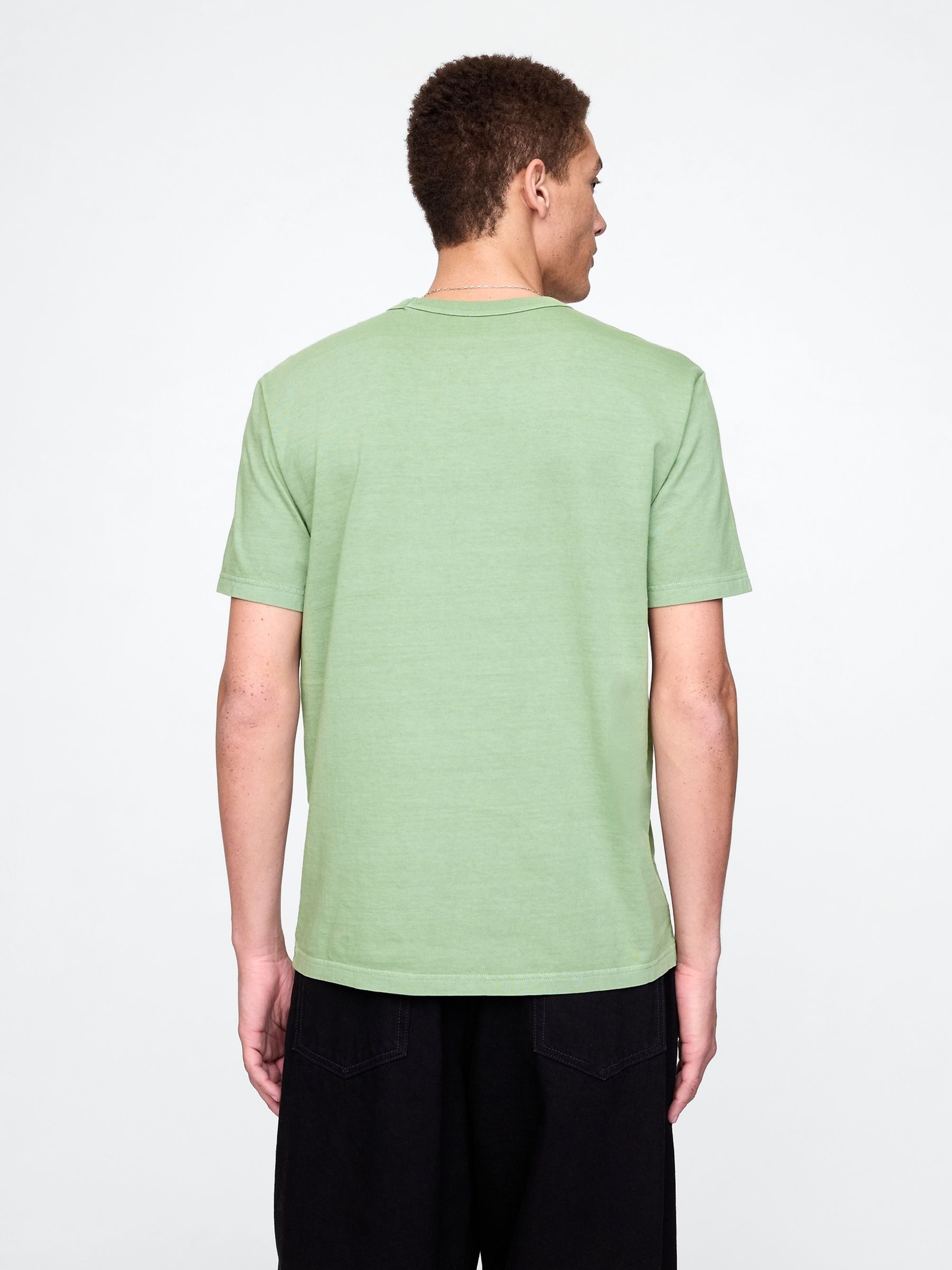 Green Original Short Sleeve Crew Neck T-Shirt - Image 2 of 5