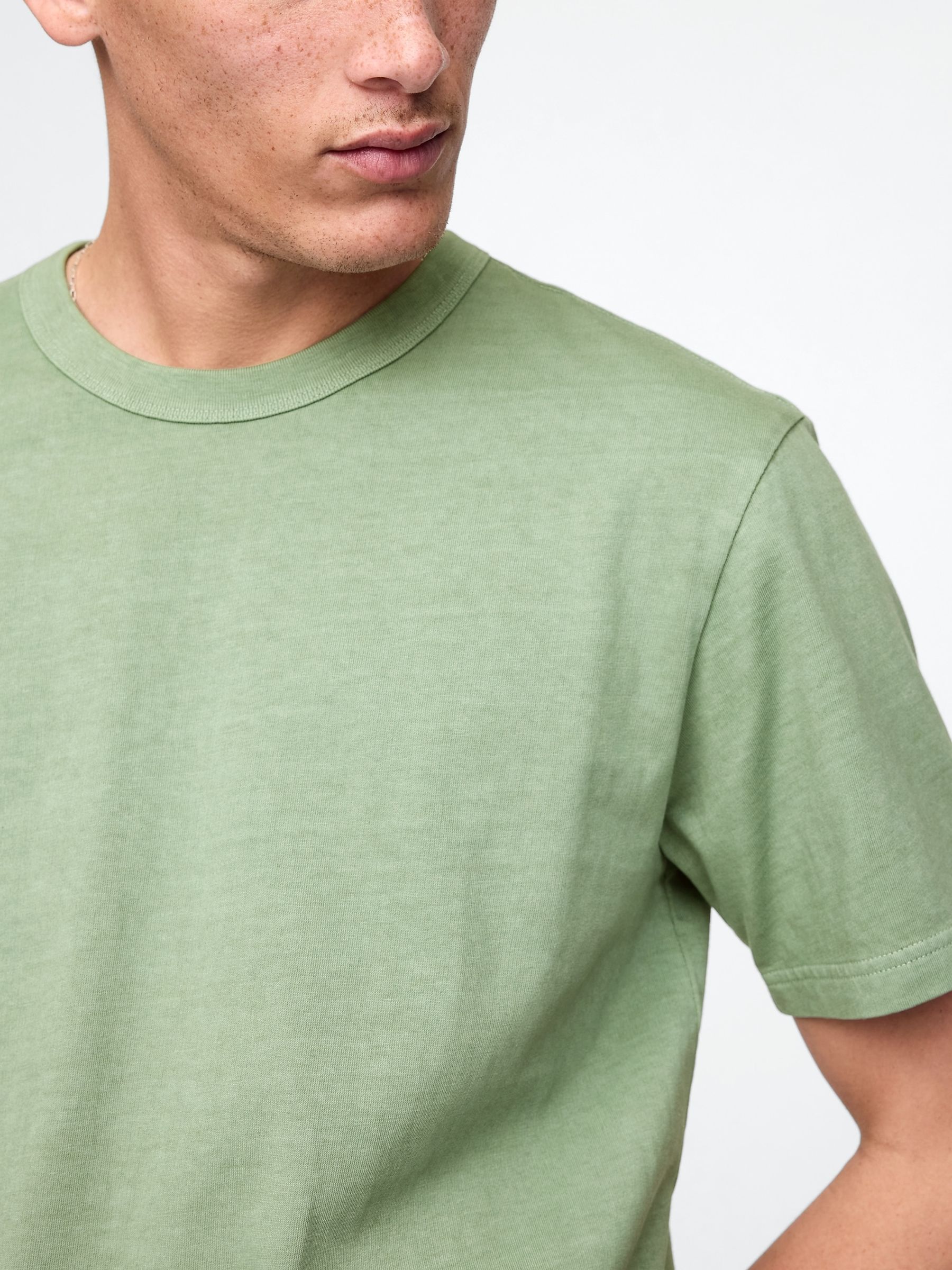 Green Original Short Sleeve Crew Neck T-Shirt - Image 4 of 5