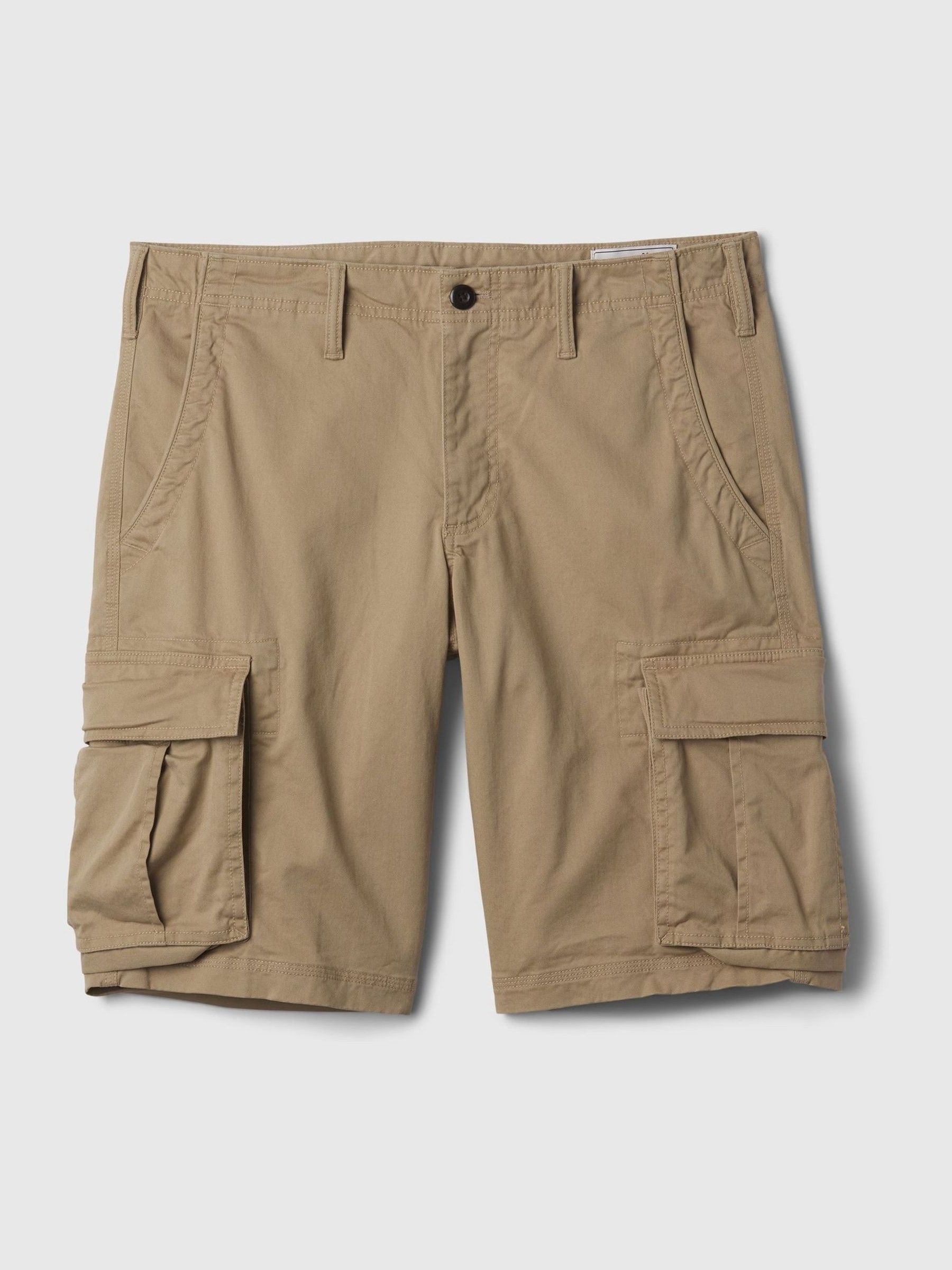 Beige 11" Cargo Shorts - Image 5 of 5