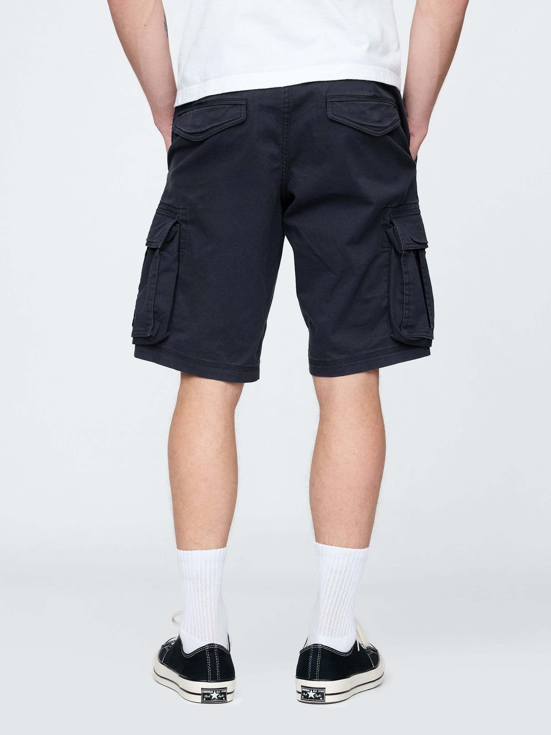 Navy/Blue 11" Cargo Shorts - Image 2 of 7