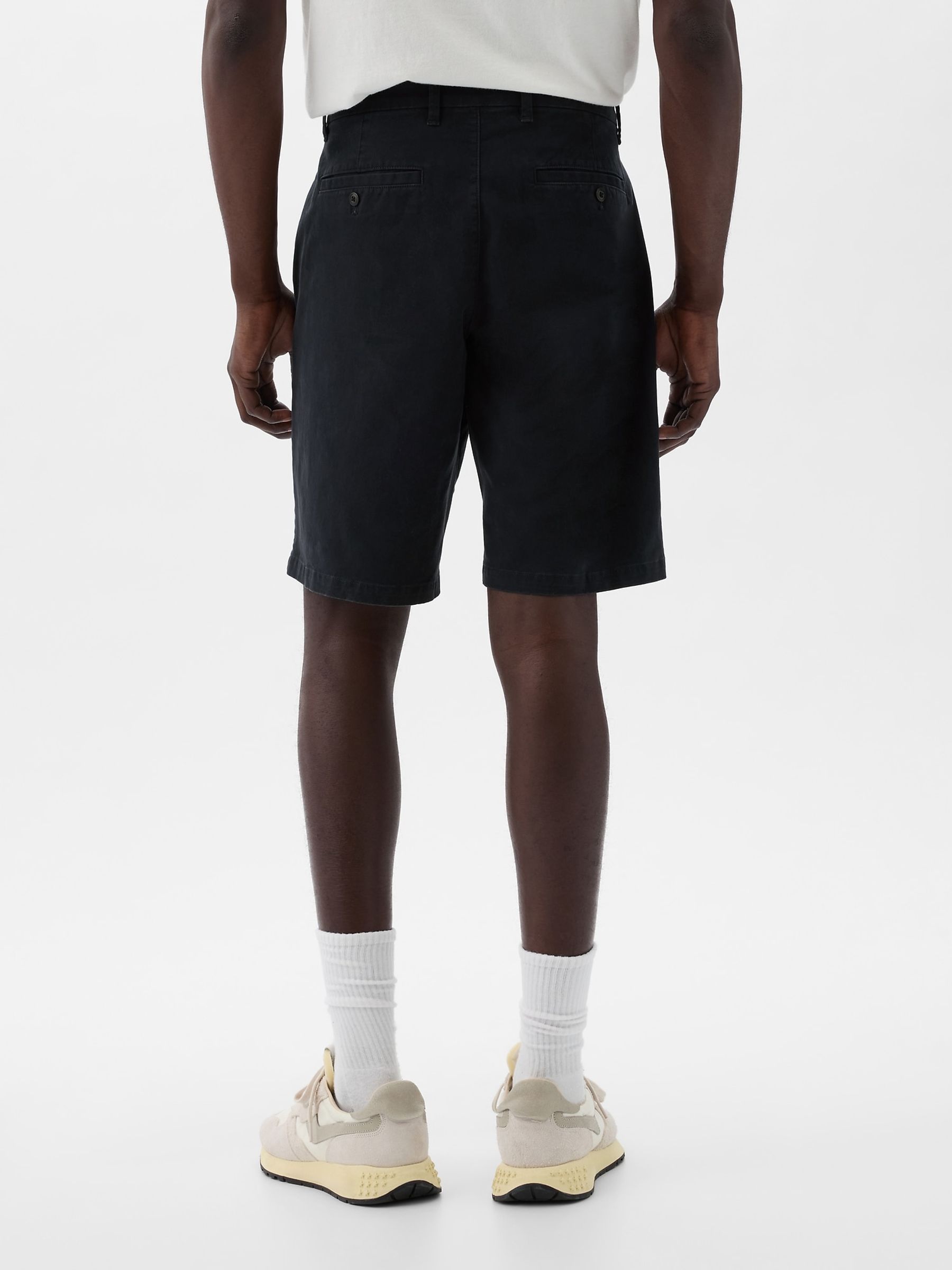 Navy Blue Cotton Blend Vintage Shorts - Image 2 of 5