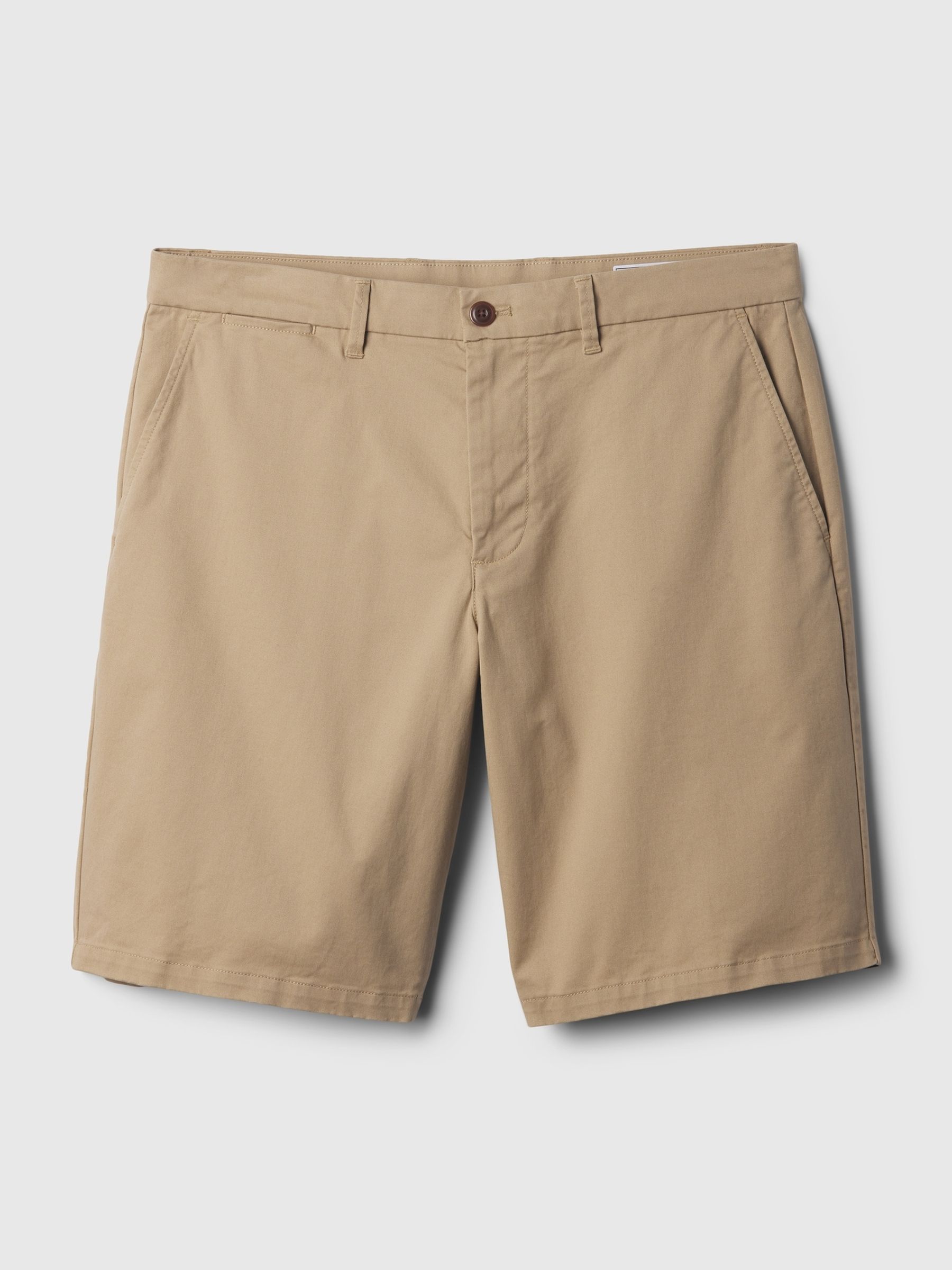 Beige Cotton Blend Vintage Shorts - Image 5 of 5