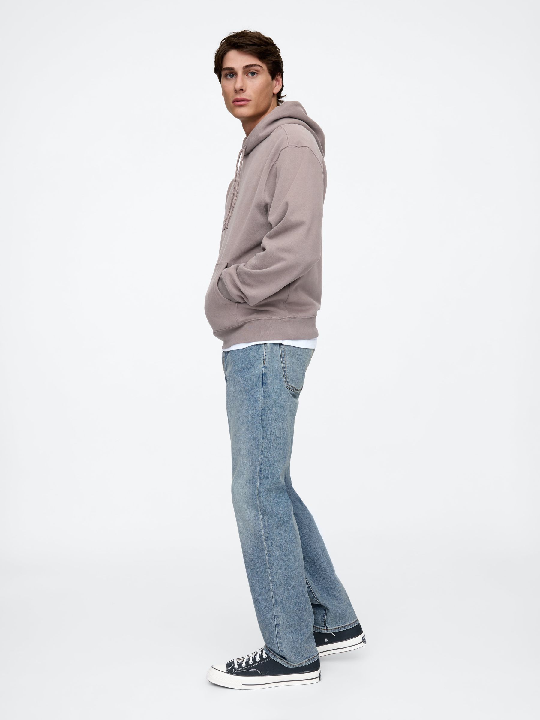 Light Wash Blue Straight Leg Jeans - Image 3 of 8