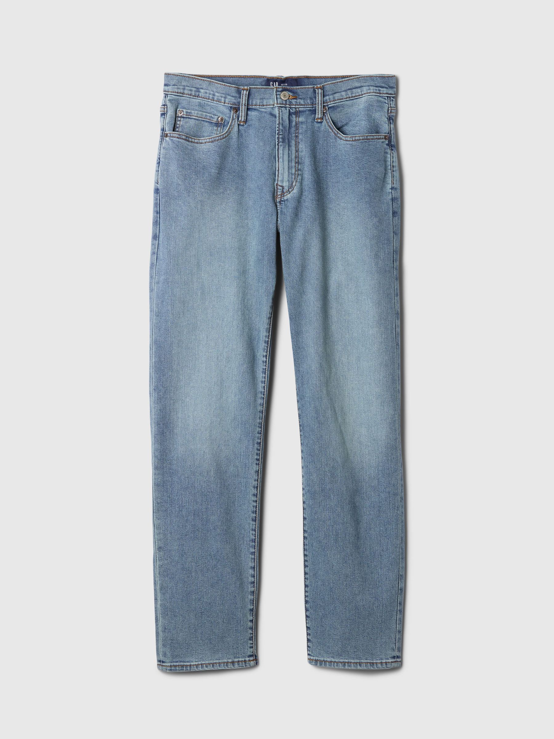 Light Wash Blue Straight Leg Jeans - Image 6 of 8