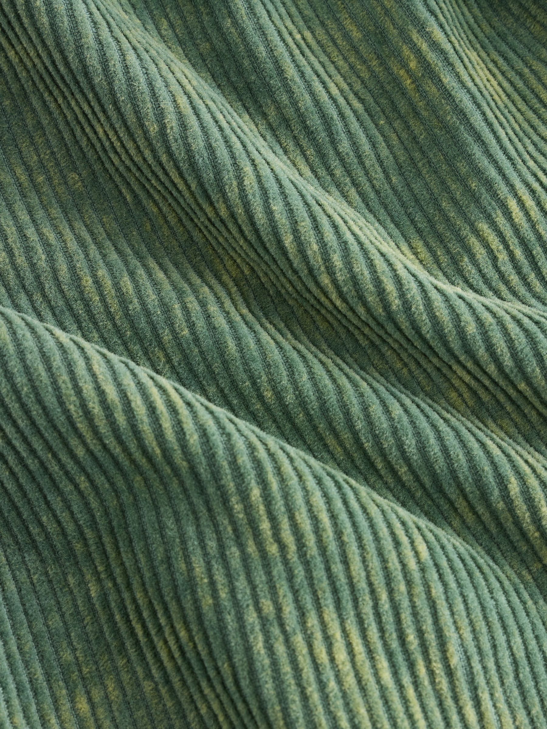 Green Washed Cotton Corduroy Carpenter Shorts - Image 8 of 11