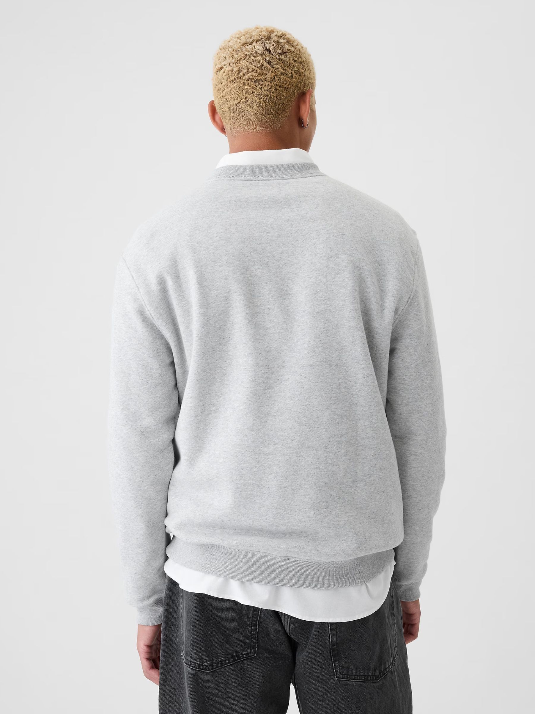 Grey Vintage Soft Crew Neck Sweatshirt - Image 2 of 4